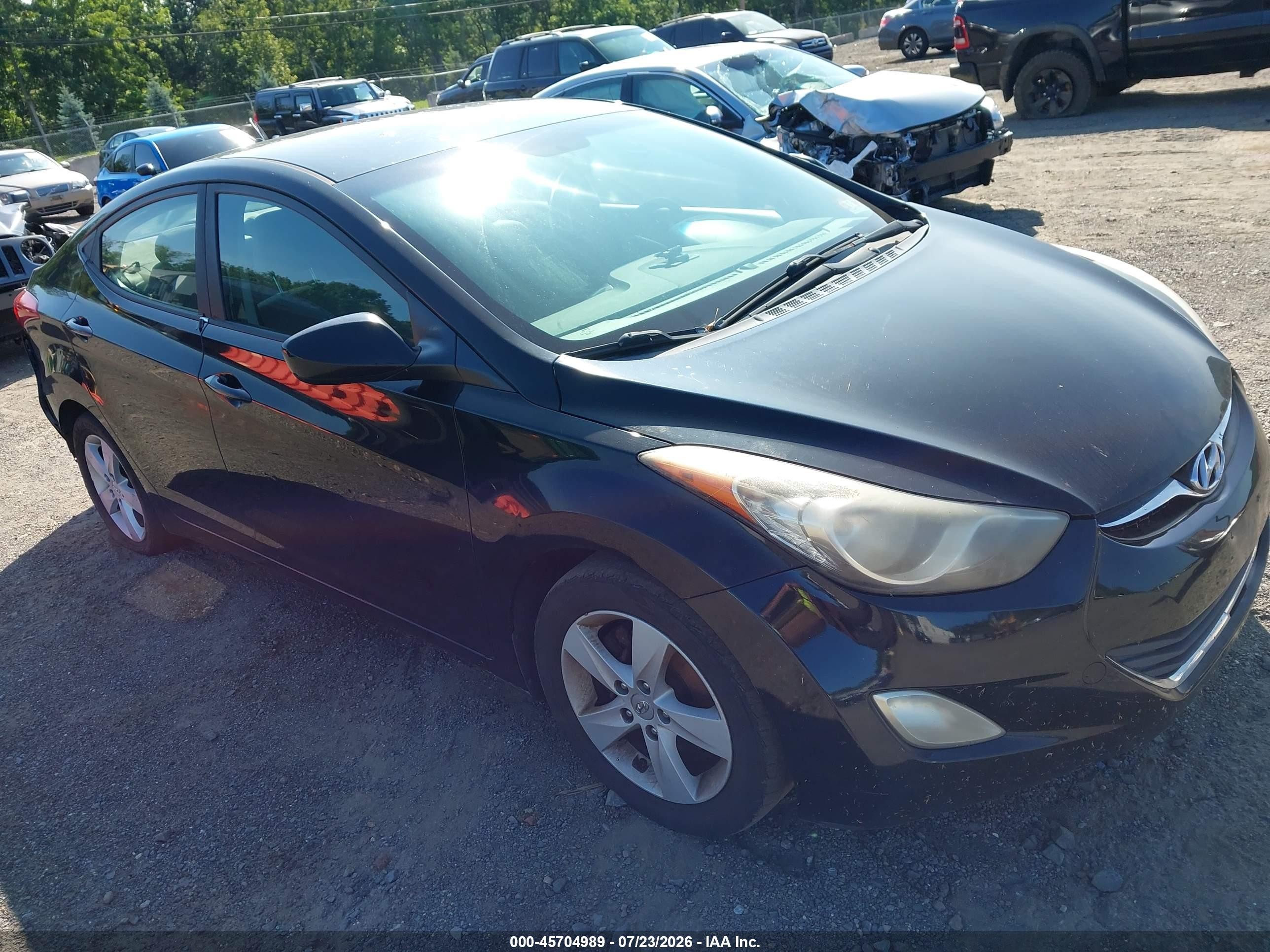2012 Hyundai Elantra GLS, VIN KMHDH4AE2CU183096 — Normal wear