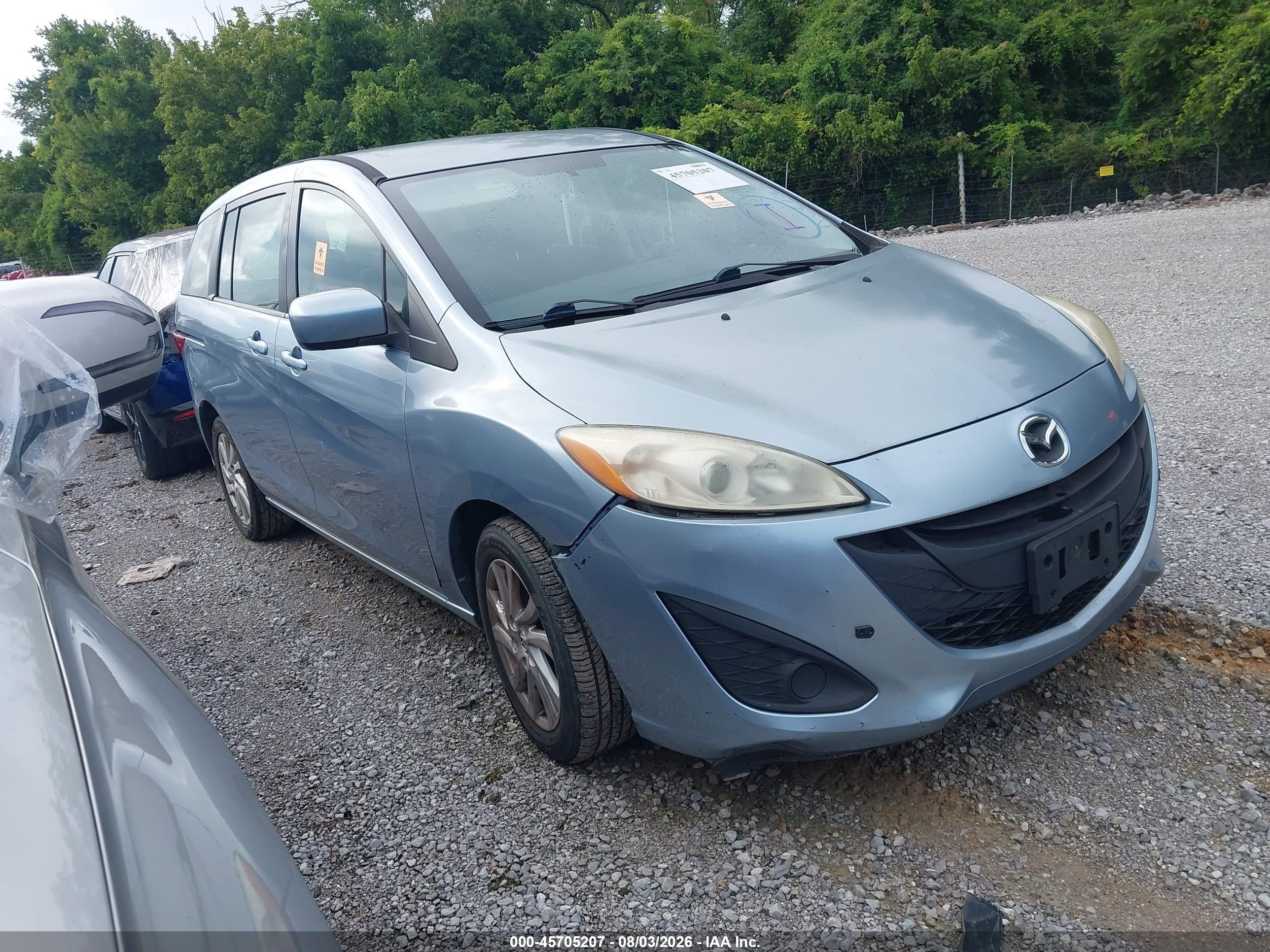 2012 Mazda 5 Sport, VIN JM1CW2BL6C0140539 — Normal wear