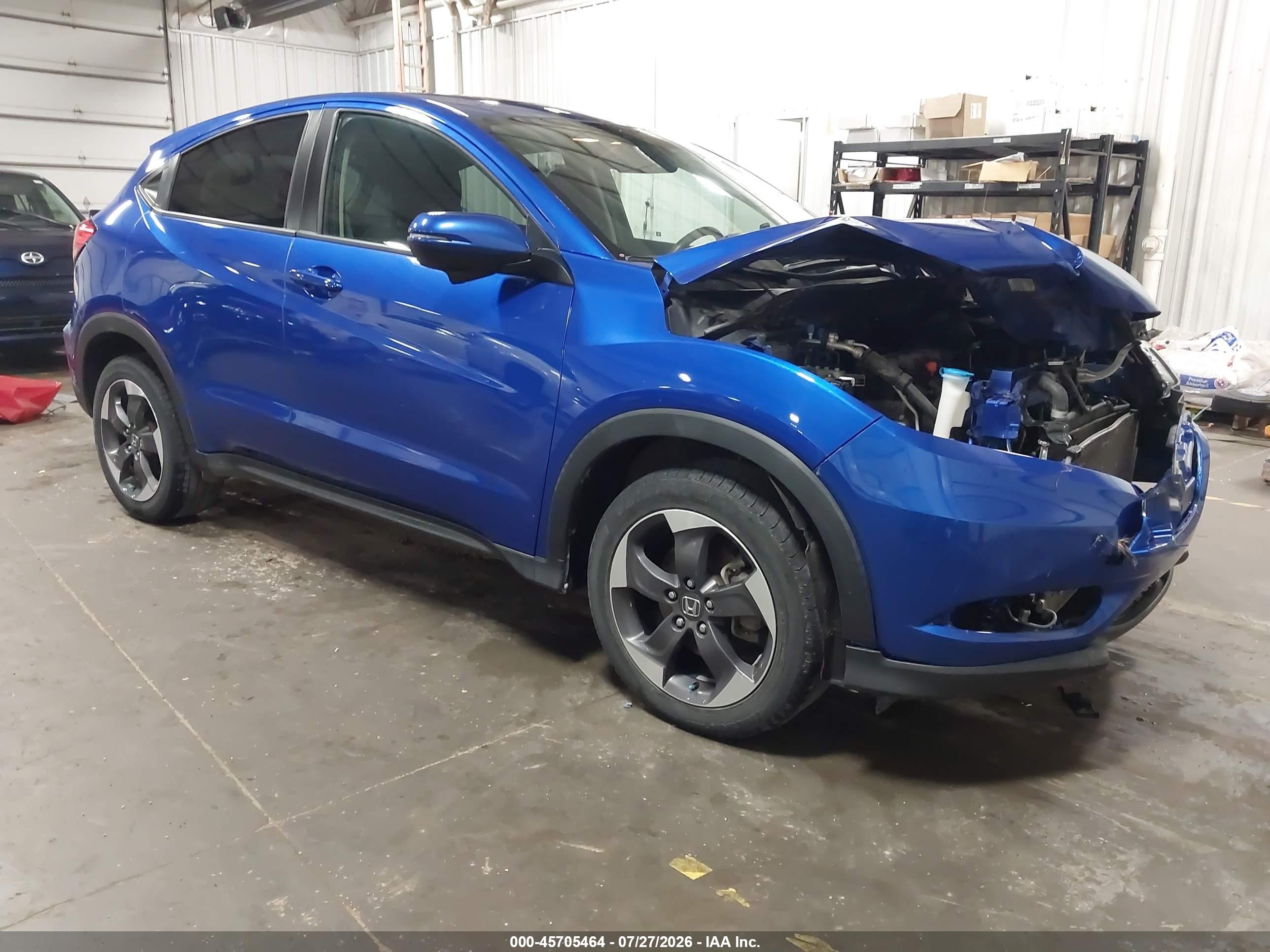 2018 Honda HR-V EX, VIN 3CZRU6H50JG716662 — Перед