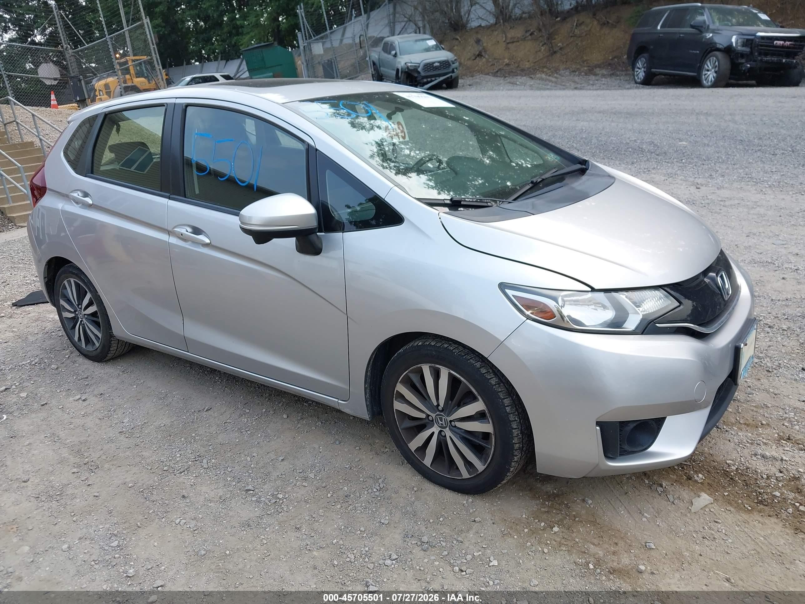 2016 Honda Fit EX, VIN JHMGK5H73GS008758 — Side