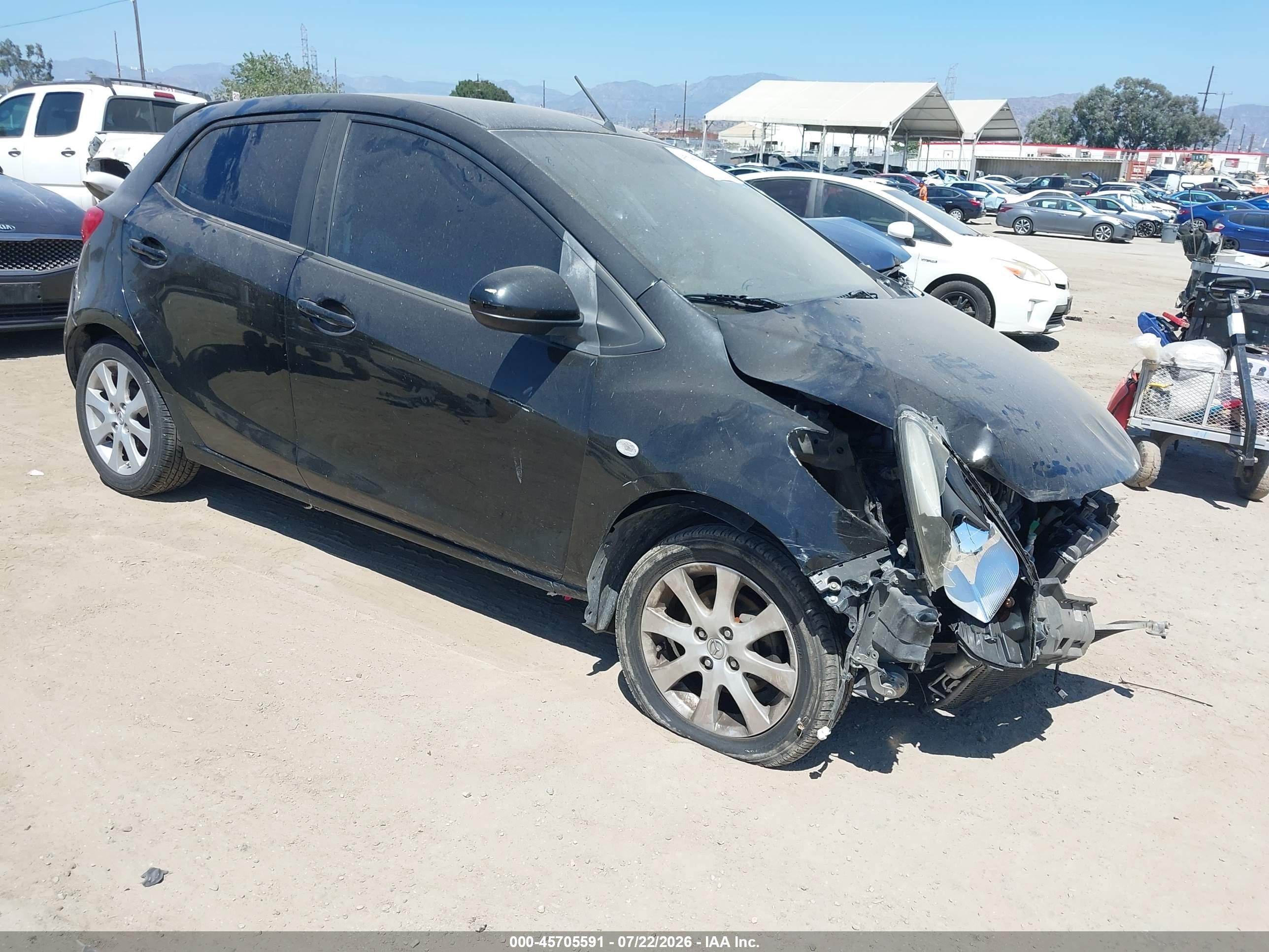 2012 Mazda 2 Touring, VIN JM1DE1LY7C0140738 — Normal wear