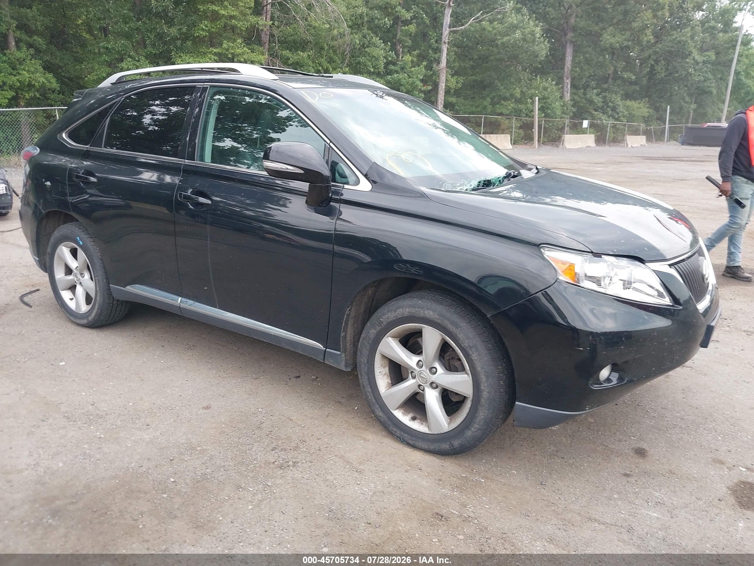 2010 Lexus RX 350, VIN 2T2BK1BAXAC005806 — Front end