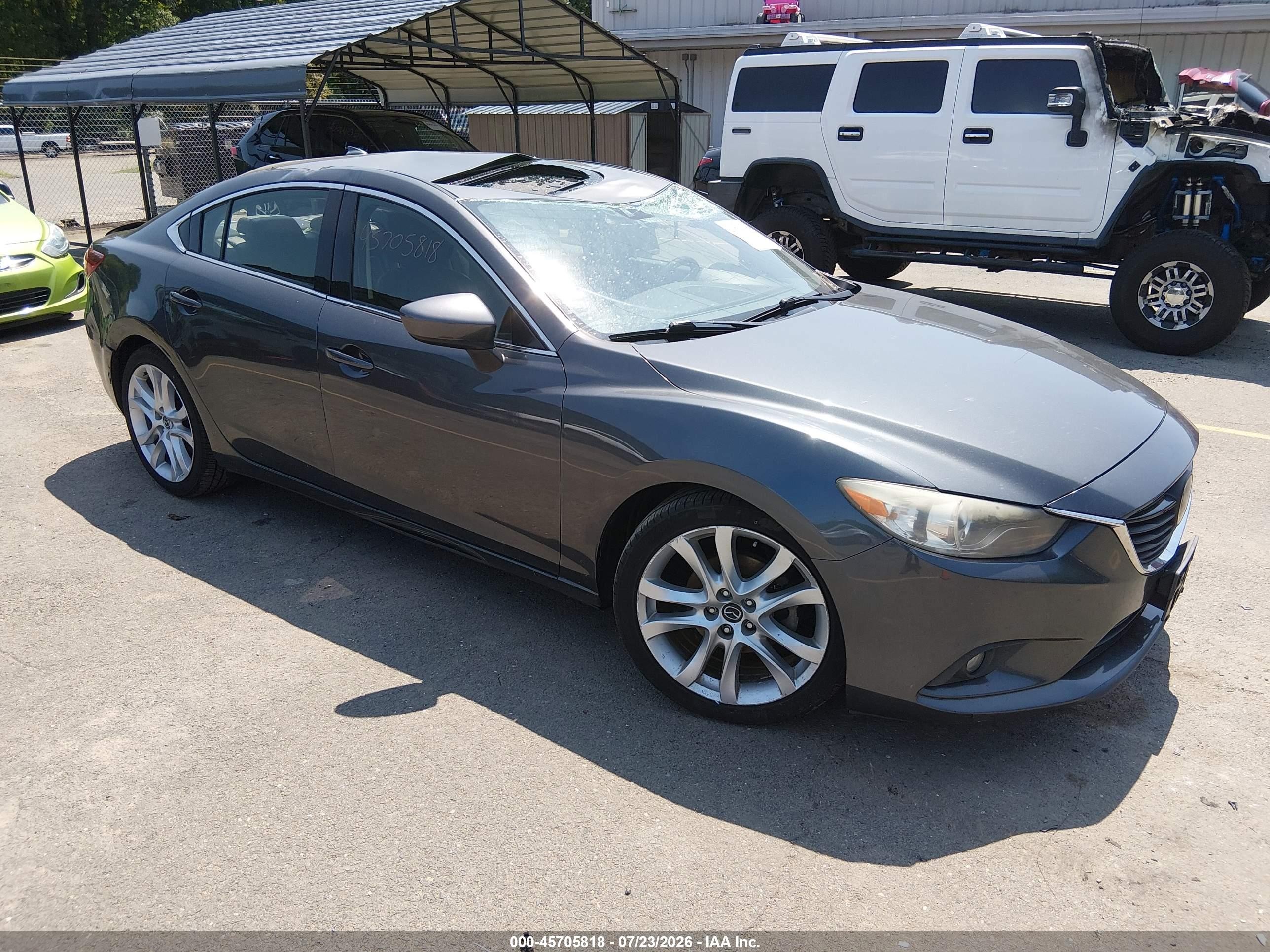 2014 Mazda 6 i Grand Touring, VIN JM1GJ1W67E1147236 — Roof