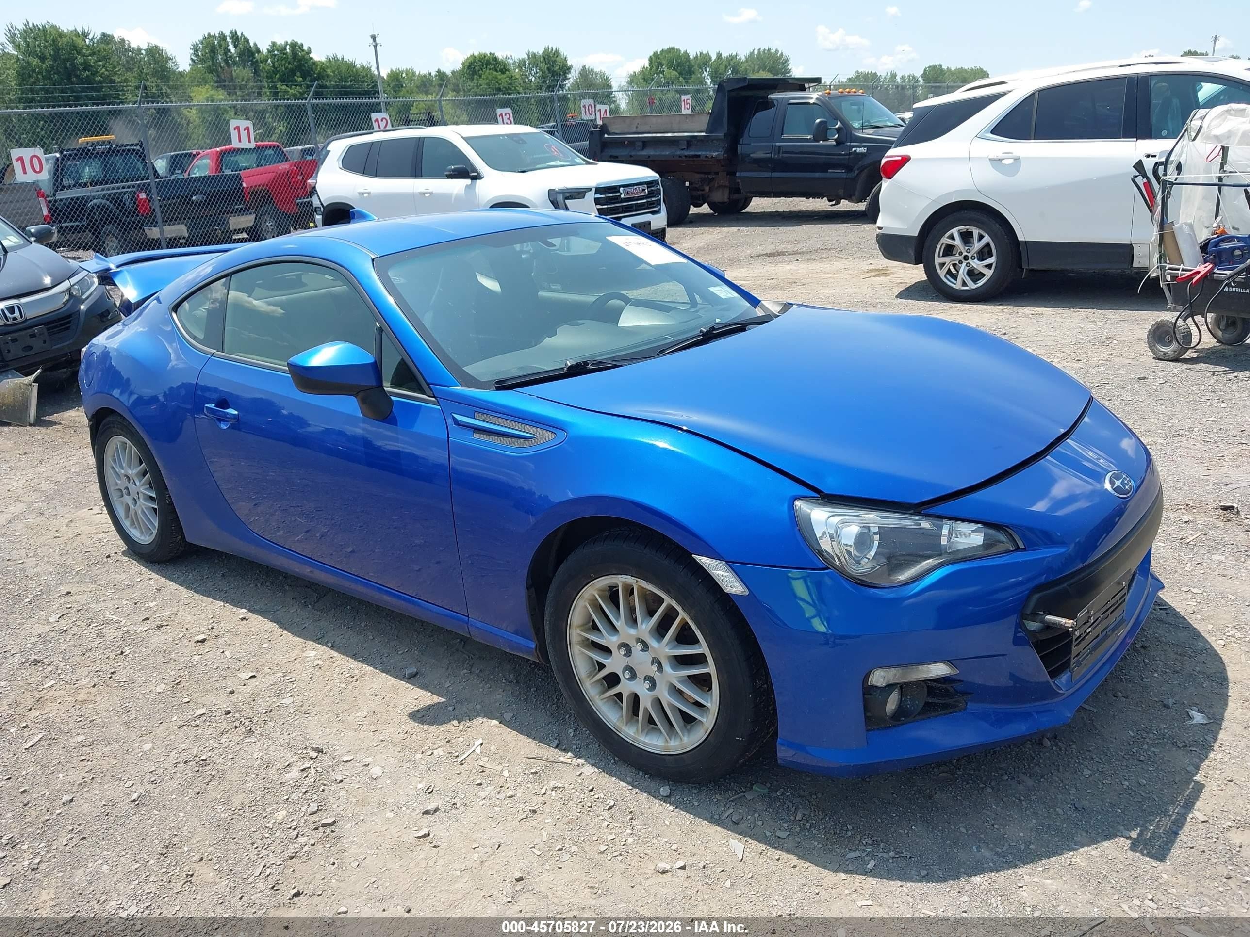 2015 Subaru BRZ Limited, VIN JF1ZCAC1XF9602083 — Rear end