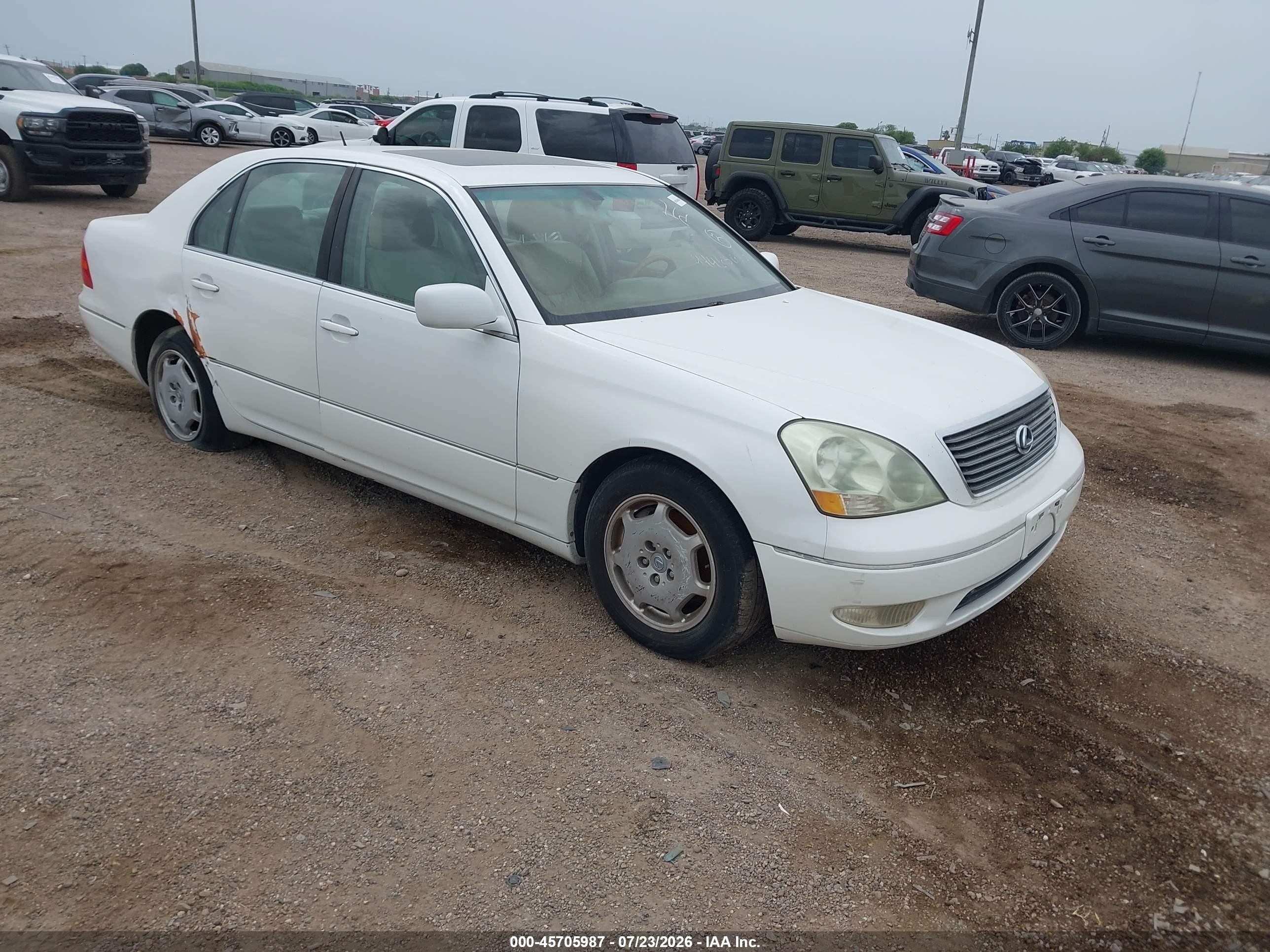2002 Lexus LS 430, VIN JTHBN30F220061917 — Not stated