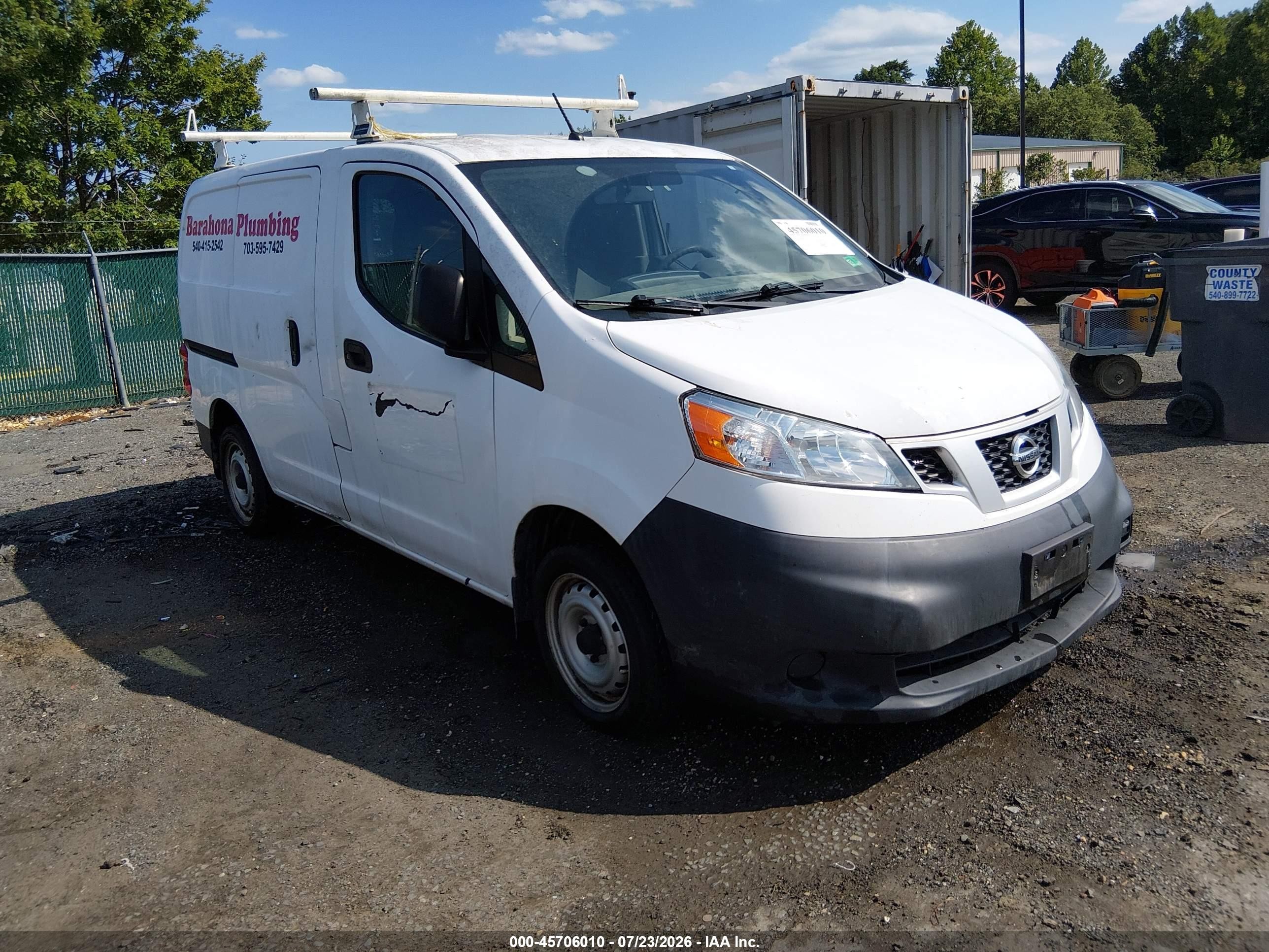 2017 Nissan NV200 SV, VIN 3N6CM0KN4HK717044 — Side
