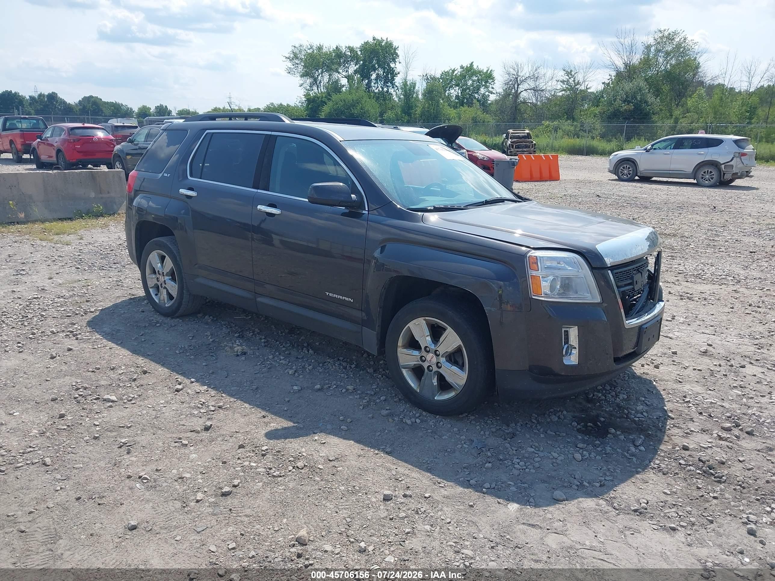 2014 GMC Terrain SLT, VIN 2GKFLXE39E6253284 — Front end