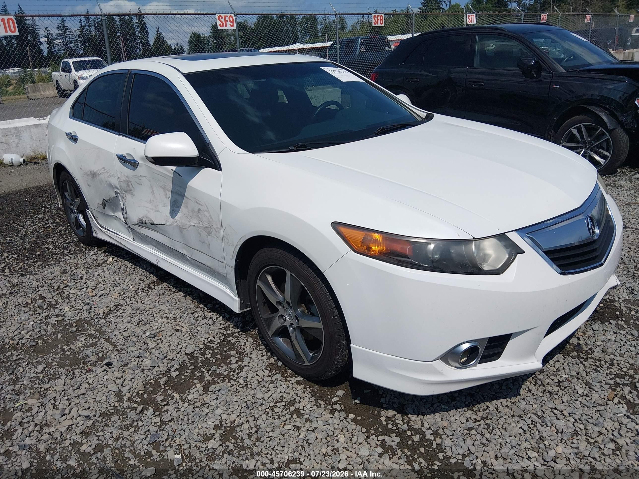 2012 Acura TSX Special Edition, VIN JH4CU2F82CC021766 — Side