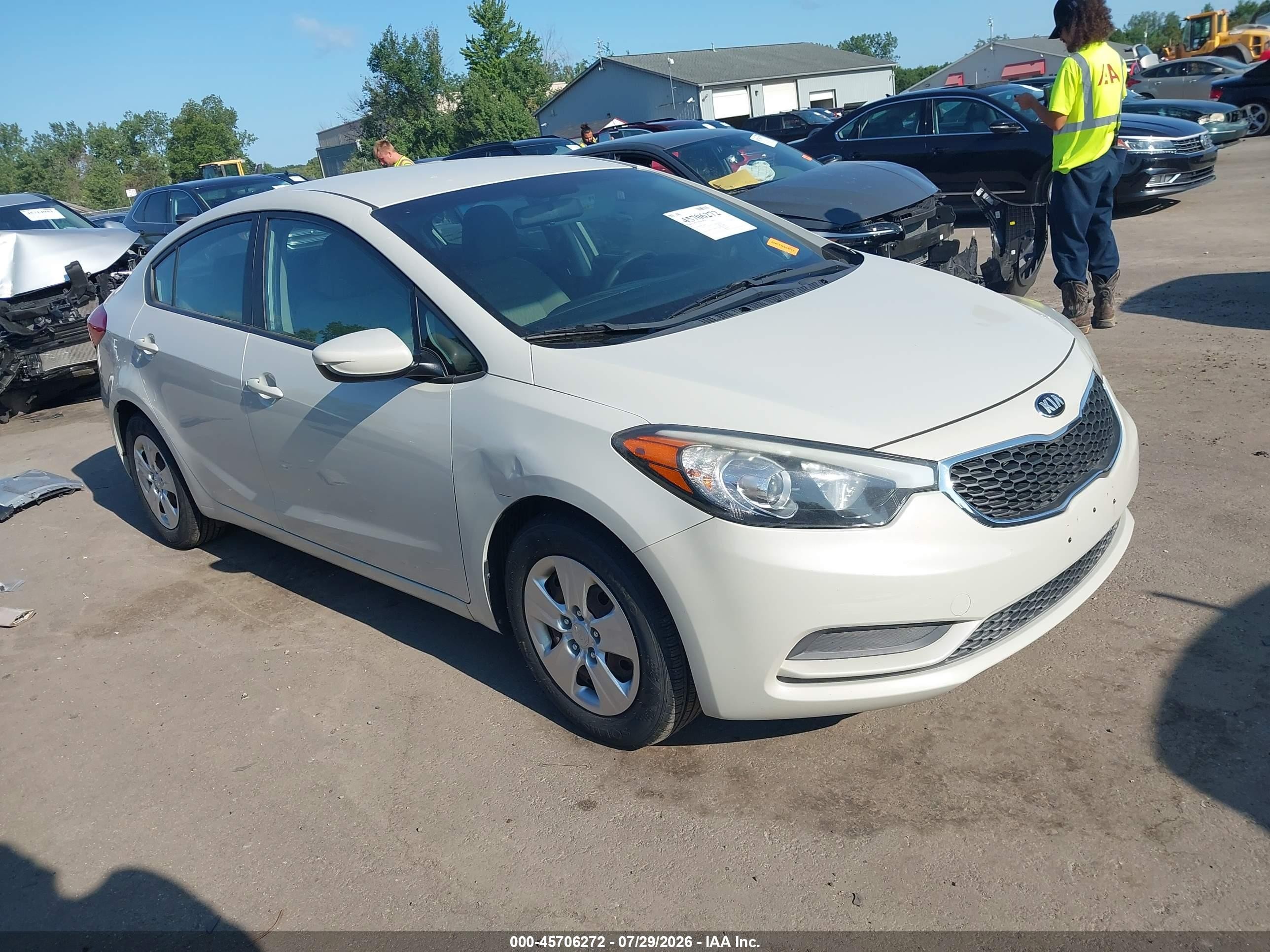 2015 Kia Forte LX, VIN KNAFK4A61F5388282 — Hail