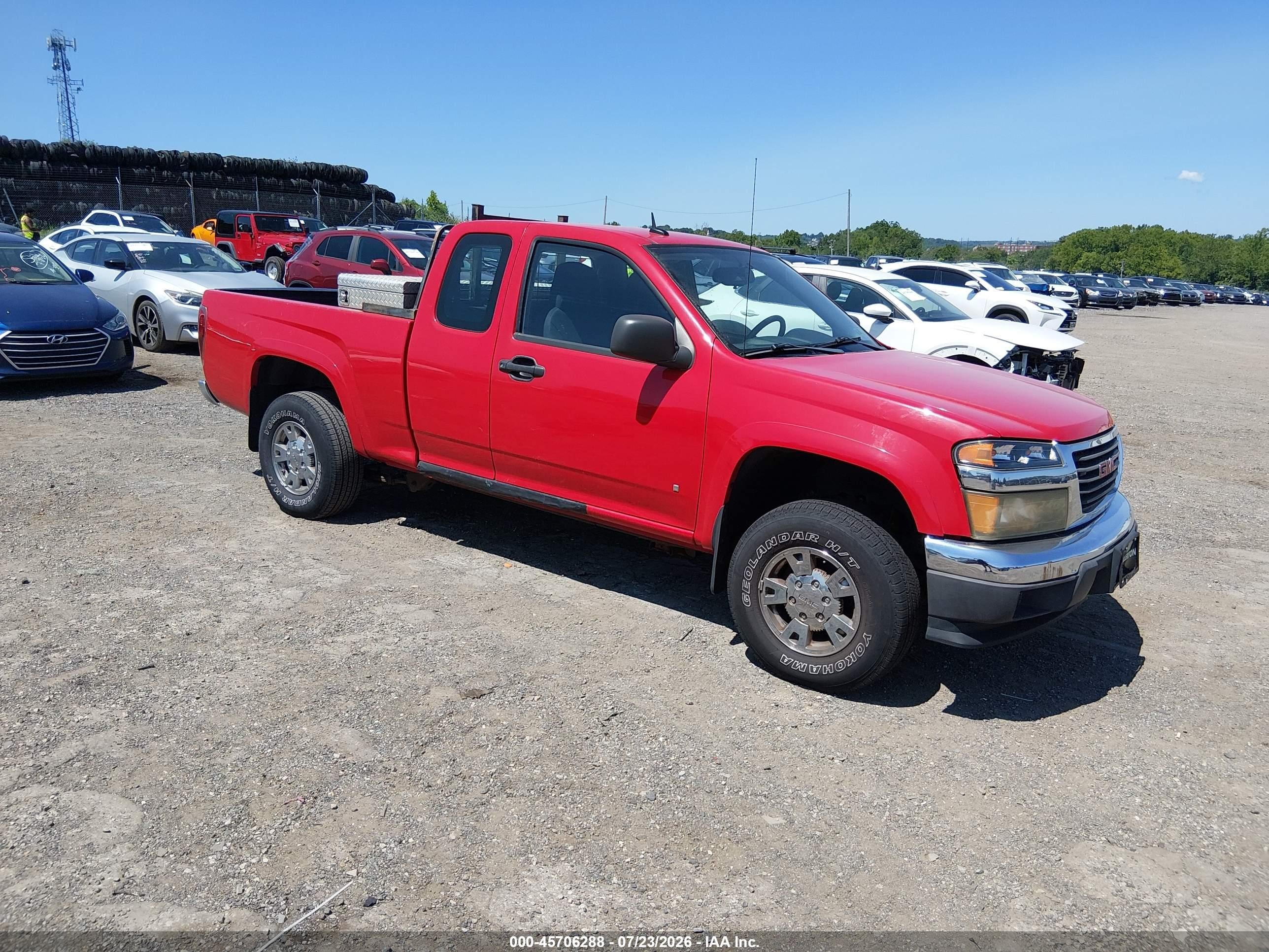 2008 GMC Canyon, VIN 1GTDT399088210140 — Обычный износ