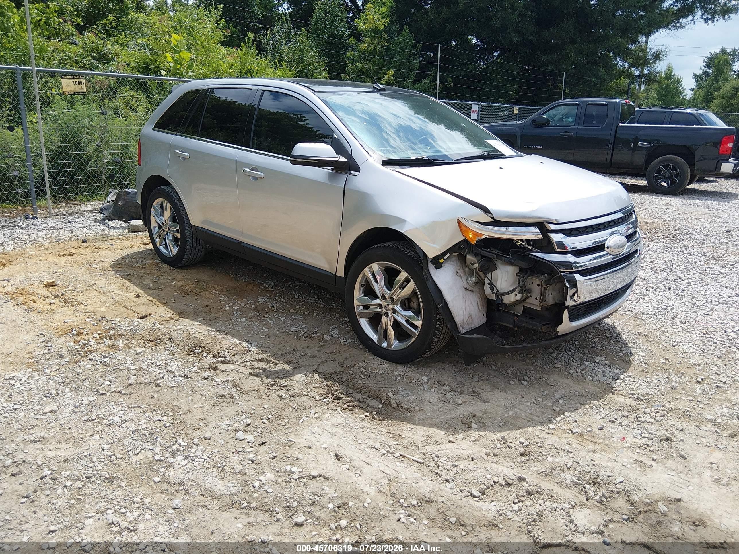 2013 Ford Edge Limited, VIN 2FMDK3KC6DBA62300 — Front end