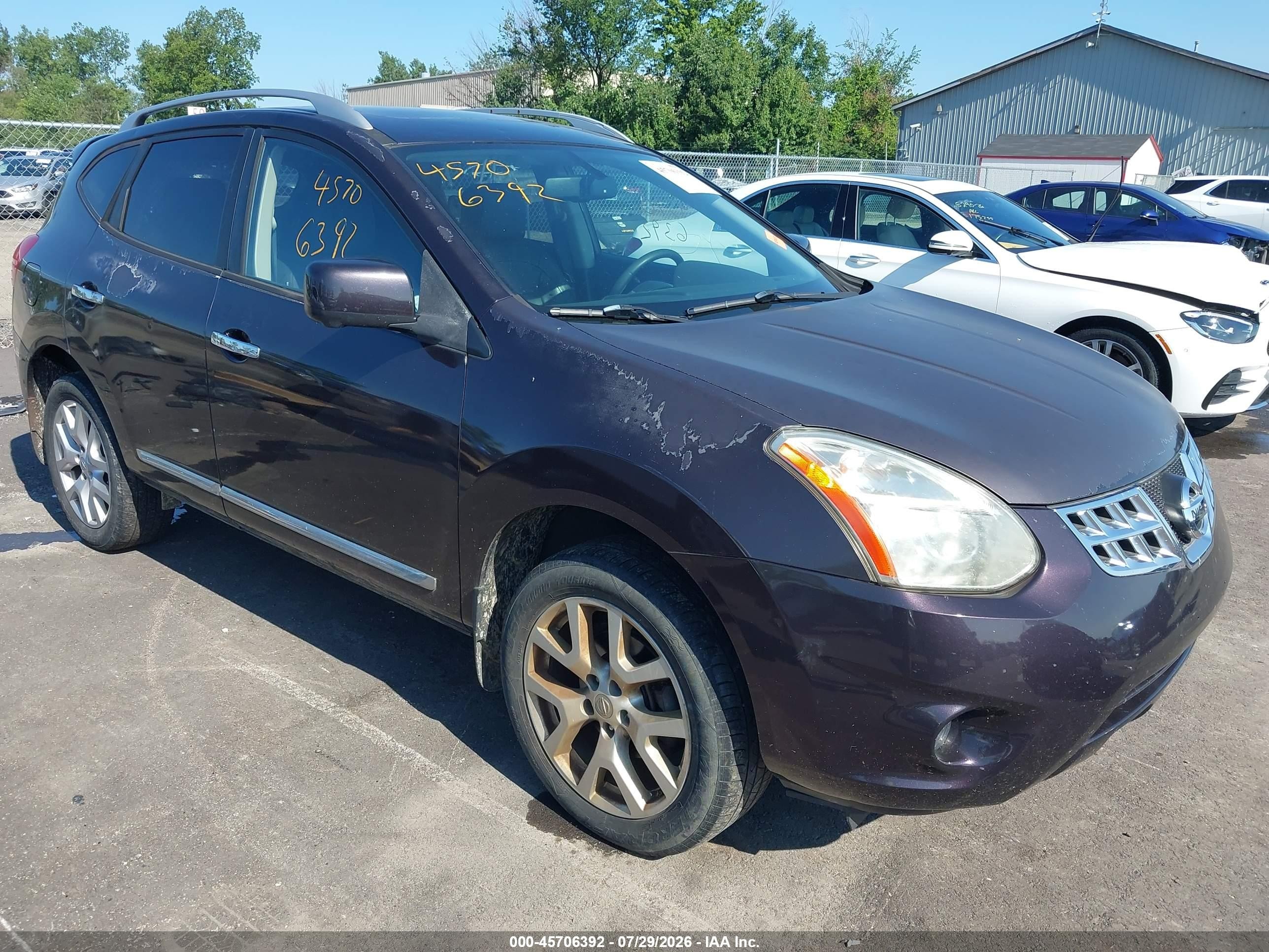 2012 Nissan Rogue SV, VIN JN8AS5MV0CW405430 — Hail
