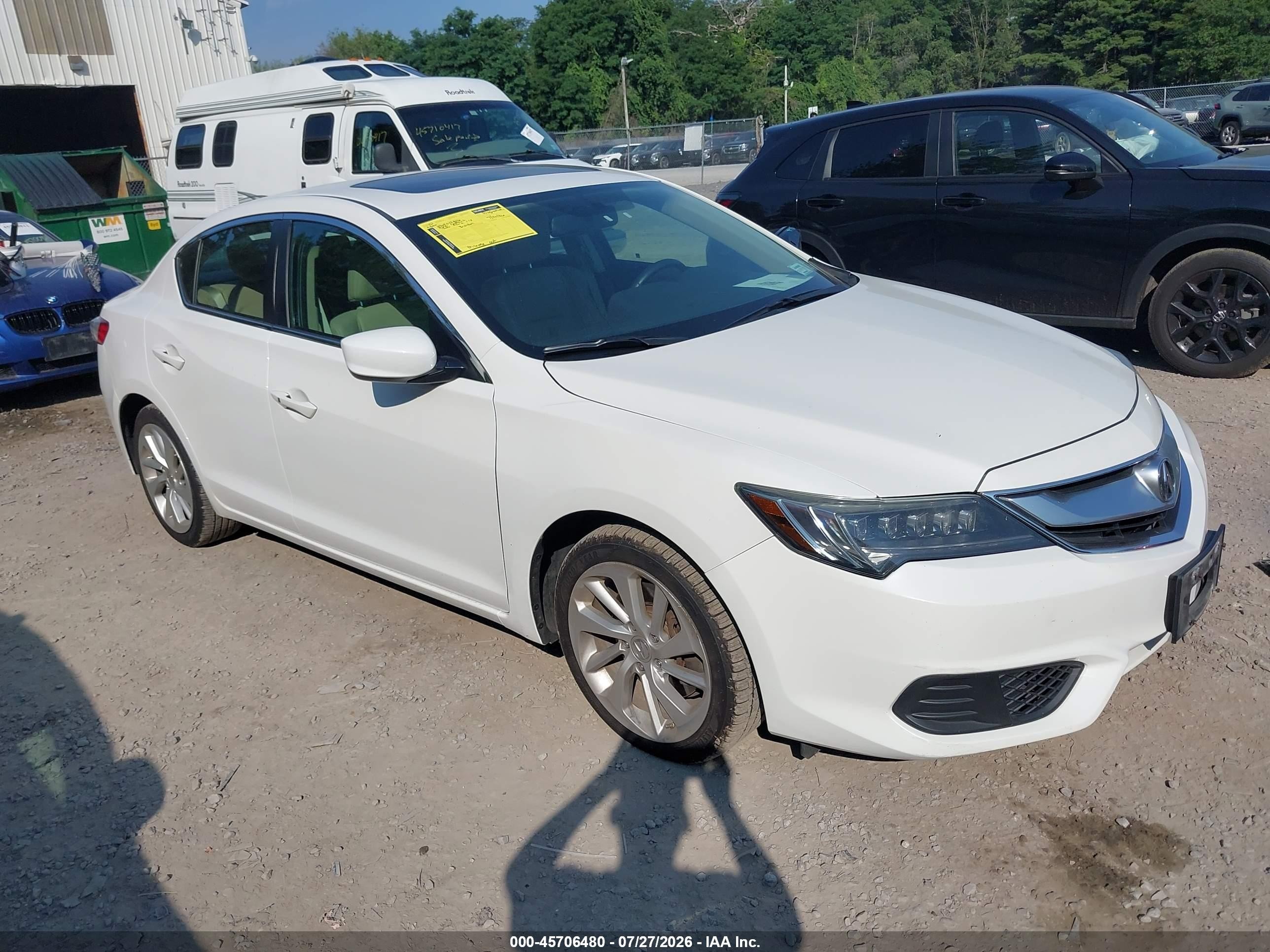 2016 Acura ILX Premium, VIN 19UDE2F7XGA012584 — Side