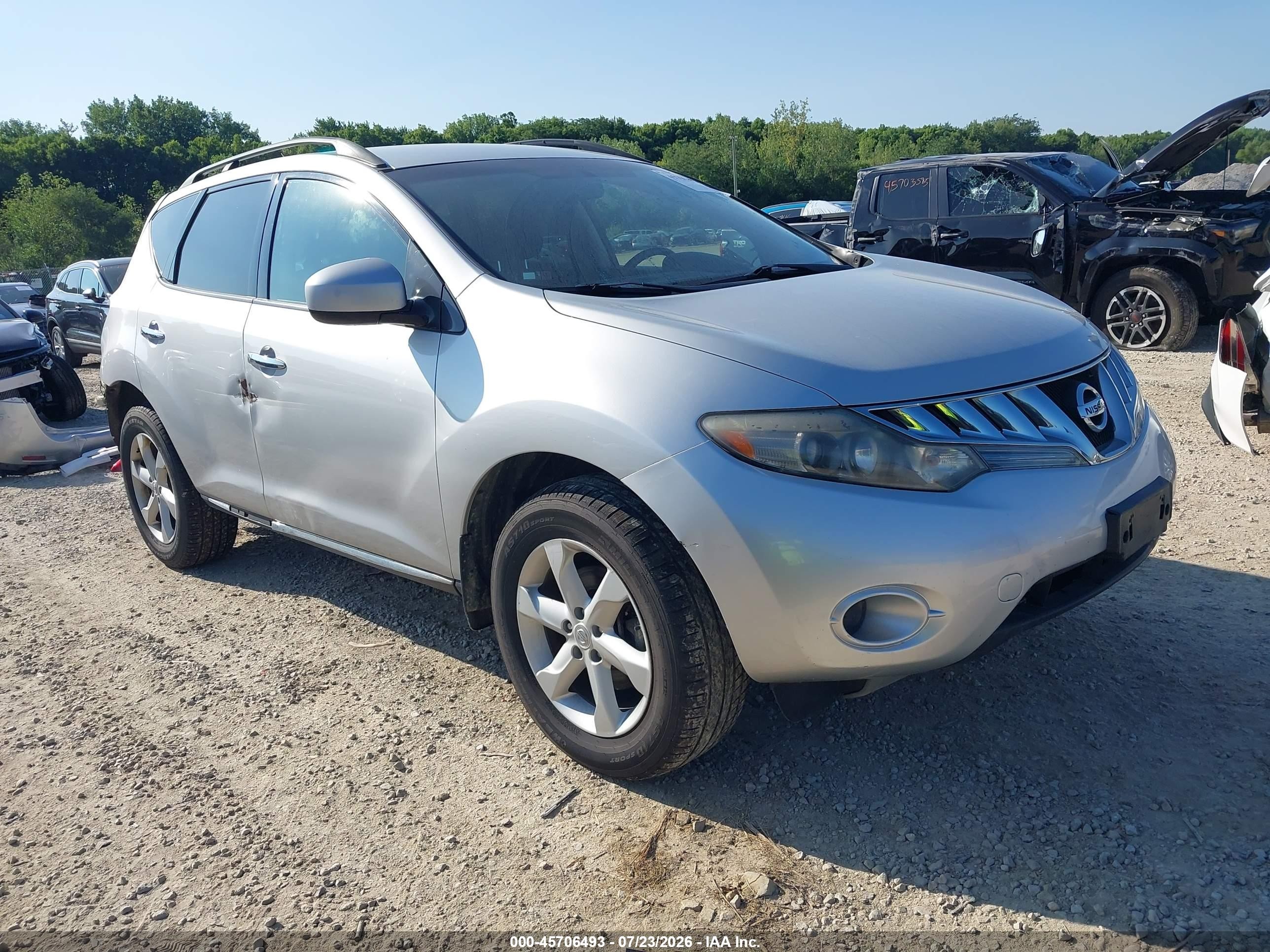 2009 Nissan Murano SL, VIN JN8AZ18W89W208280 — Rear end