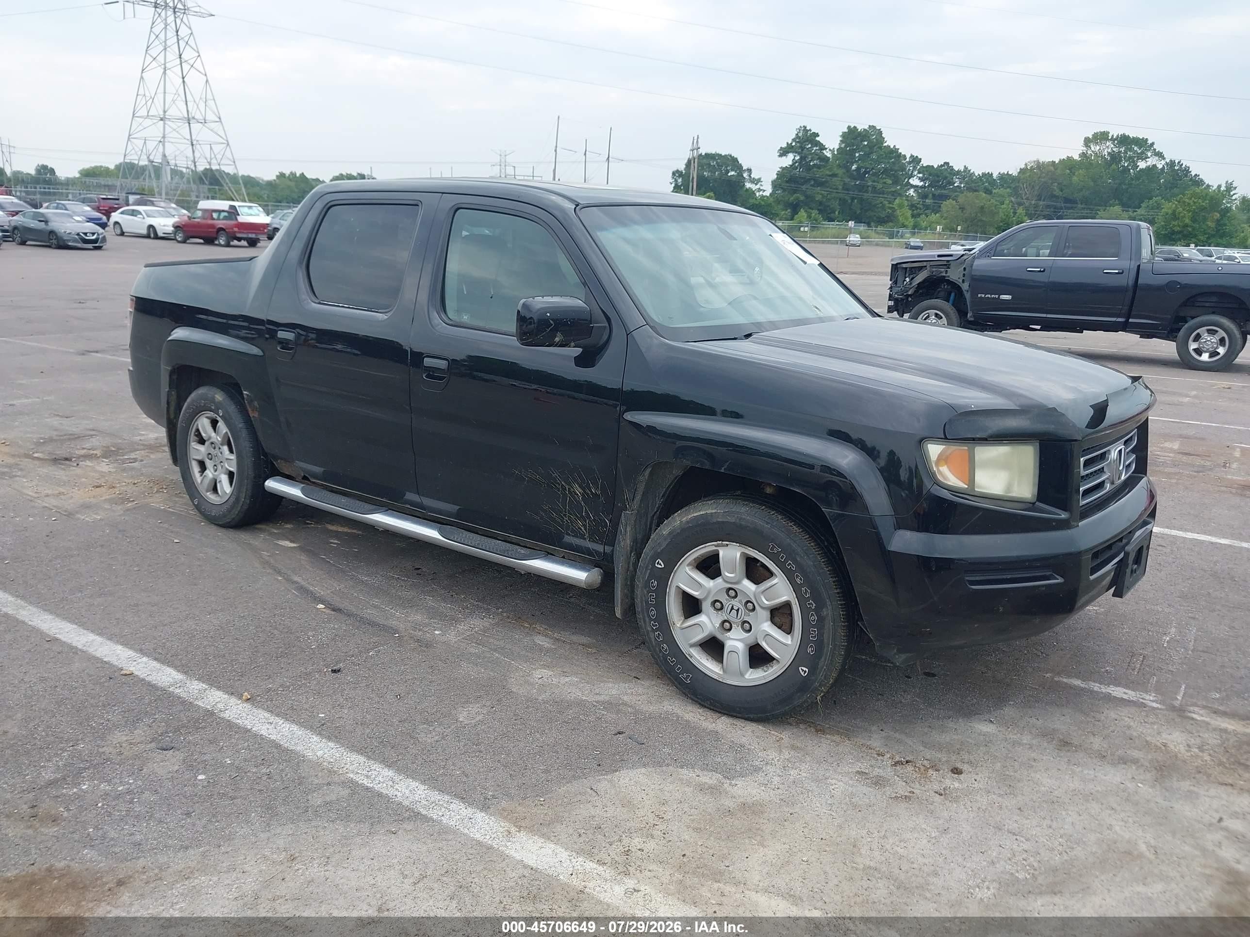 2007 Honda Ridgeline RTL, VIN 2HJYK16547H521360 — Normal wear