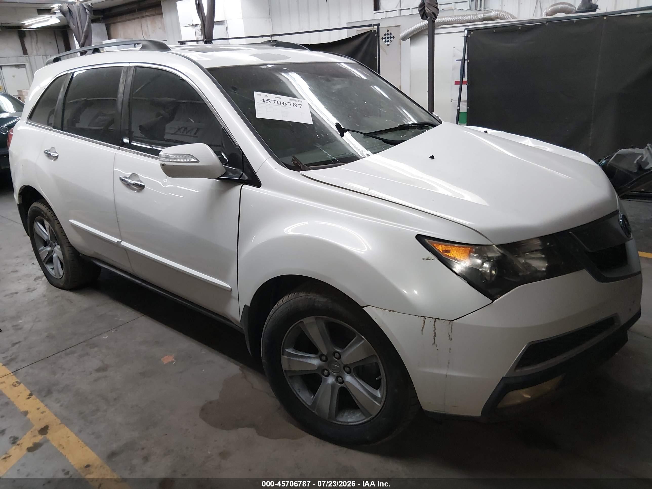 2011 Acura MDX, VIN 2HNYD2H20BH507434 — Перед
