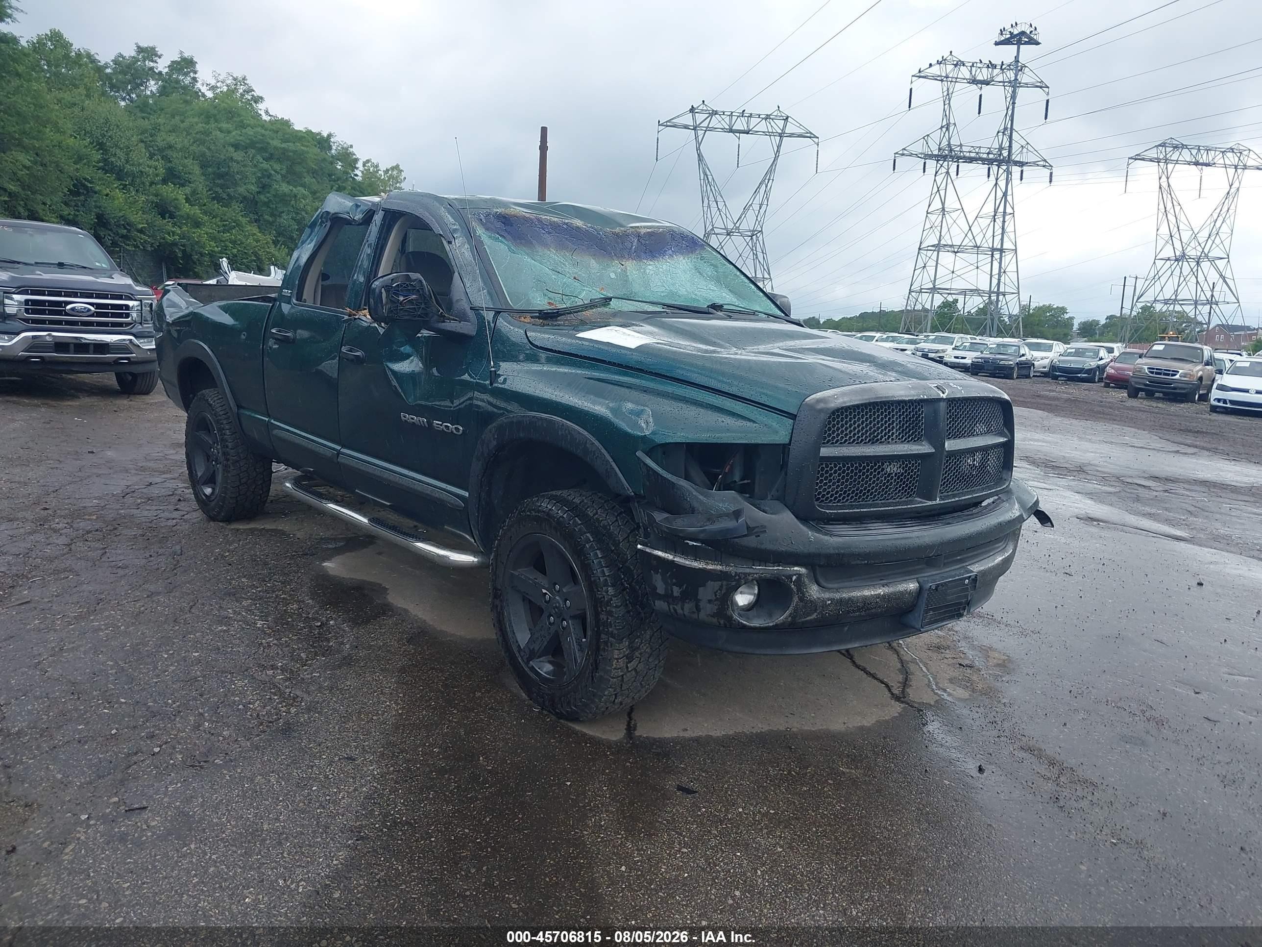 2002 Dodge 1500, VIN 1D7HU18N12S624223 — Rollover