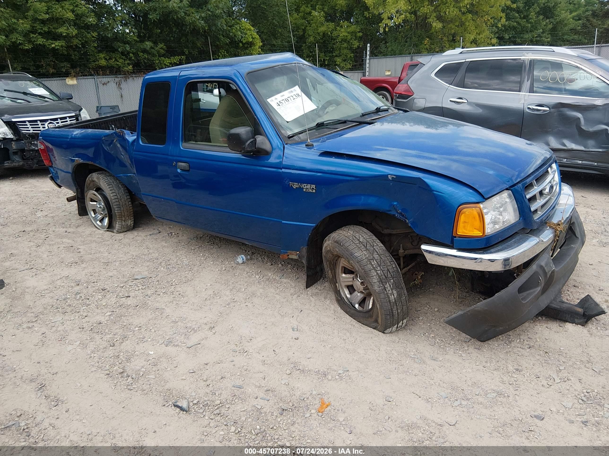 2001 Ford Ranger XLT Appearance, VIN 1FTYR14E31PB58829 — Front end