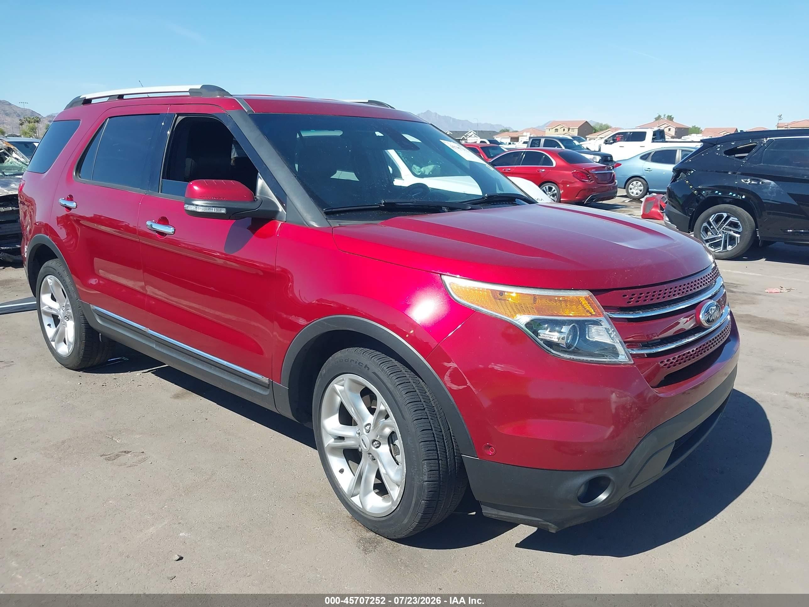 2013 Ford Explorer Limited, VIN 1FM5K7F90DGC29933 — Front end