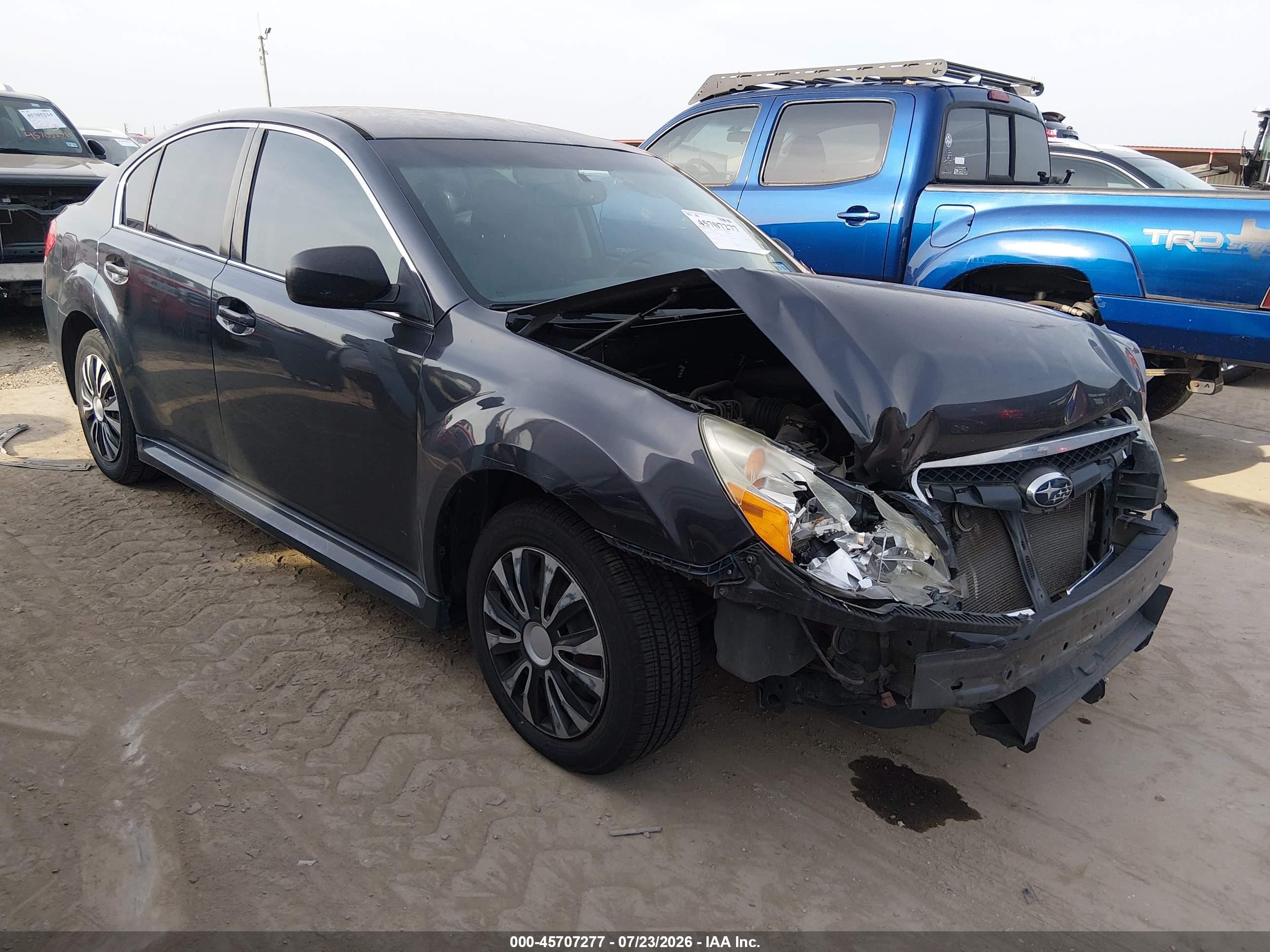 2012 Subaru Legacy 2.5i, VIN 4S3BMCA69C3007064 — Normal wear