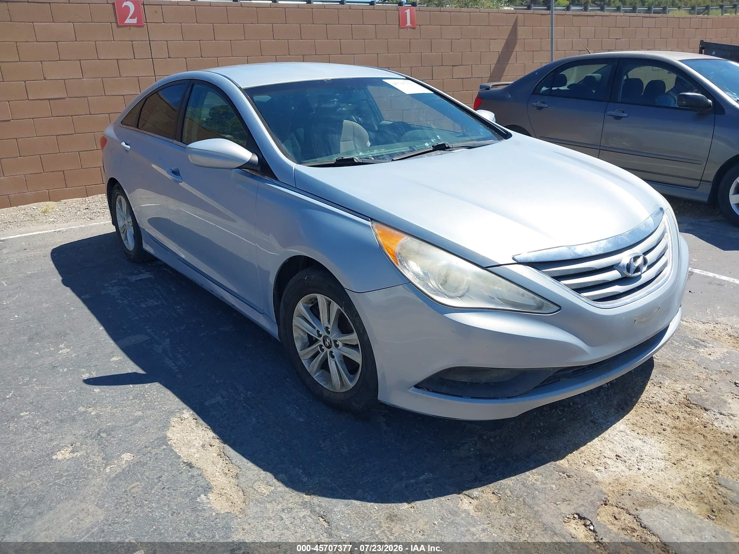 2014 Hyundai Sonata GLS, VIN 5NPEB4ACXEH894549 — Normal wear