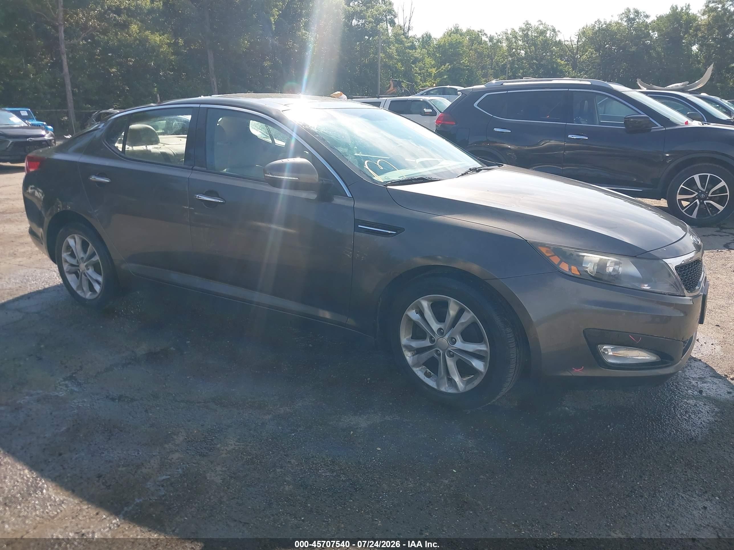 2012 Kia Optima EX, VIN 5XXGN4A70CG062374 — Rear end