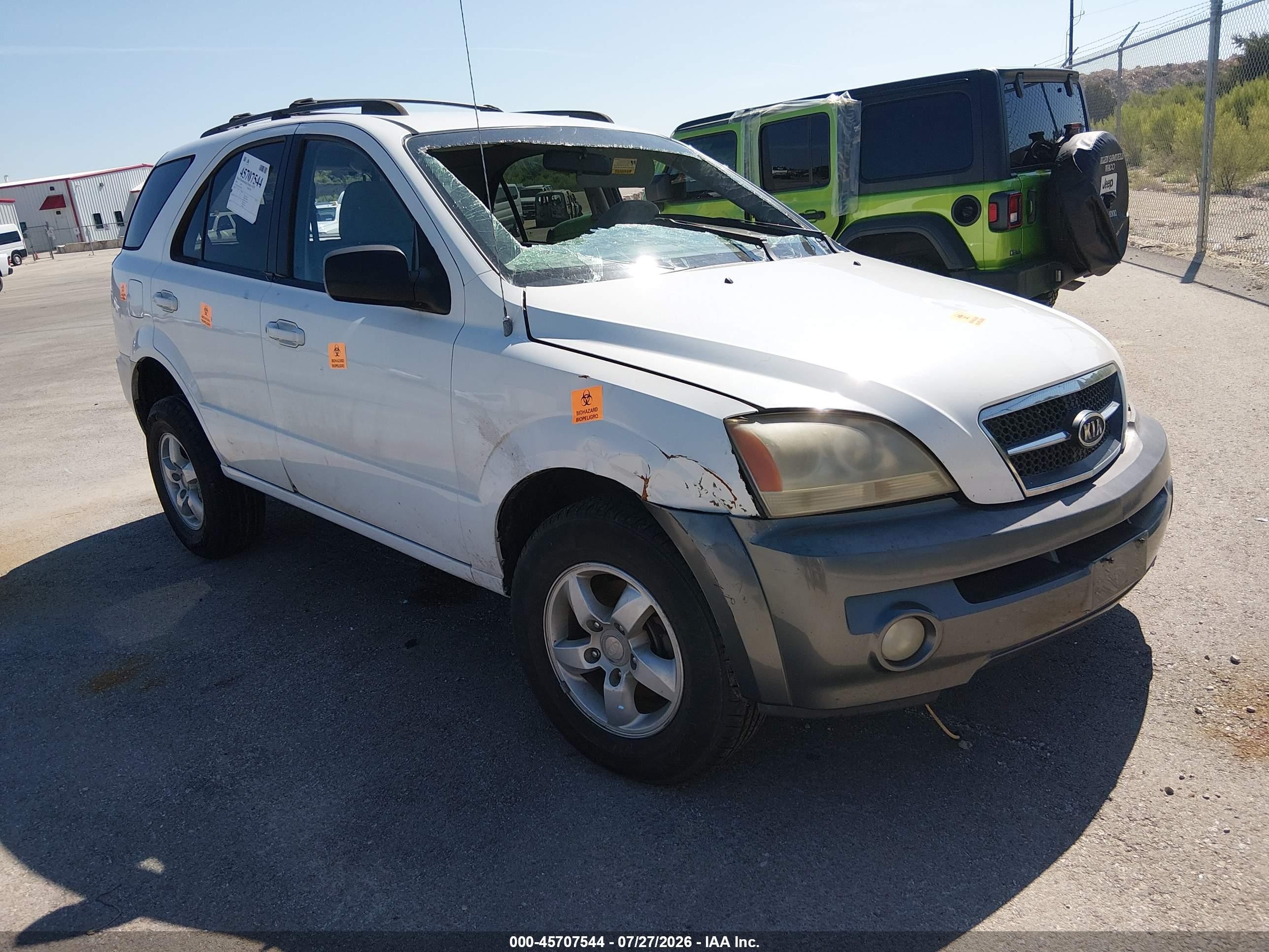 2006 Kia Sorento LX, VIN KNDJD733265539786 — All over