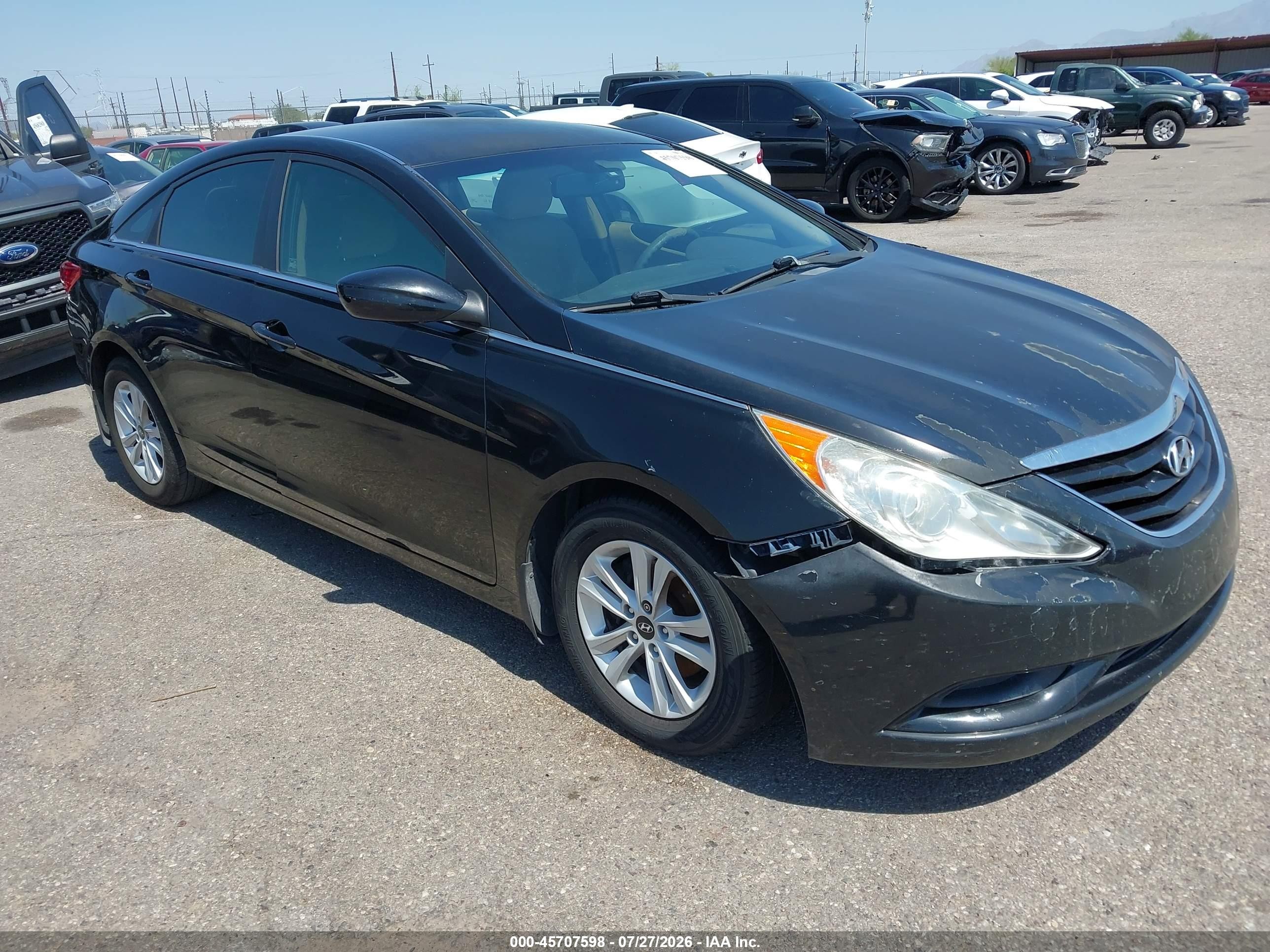 2012 Hyundai Sonata GLS, VIN 5NPEB4AC9CH459681 — Front end