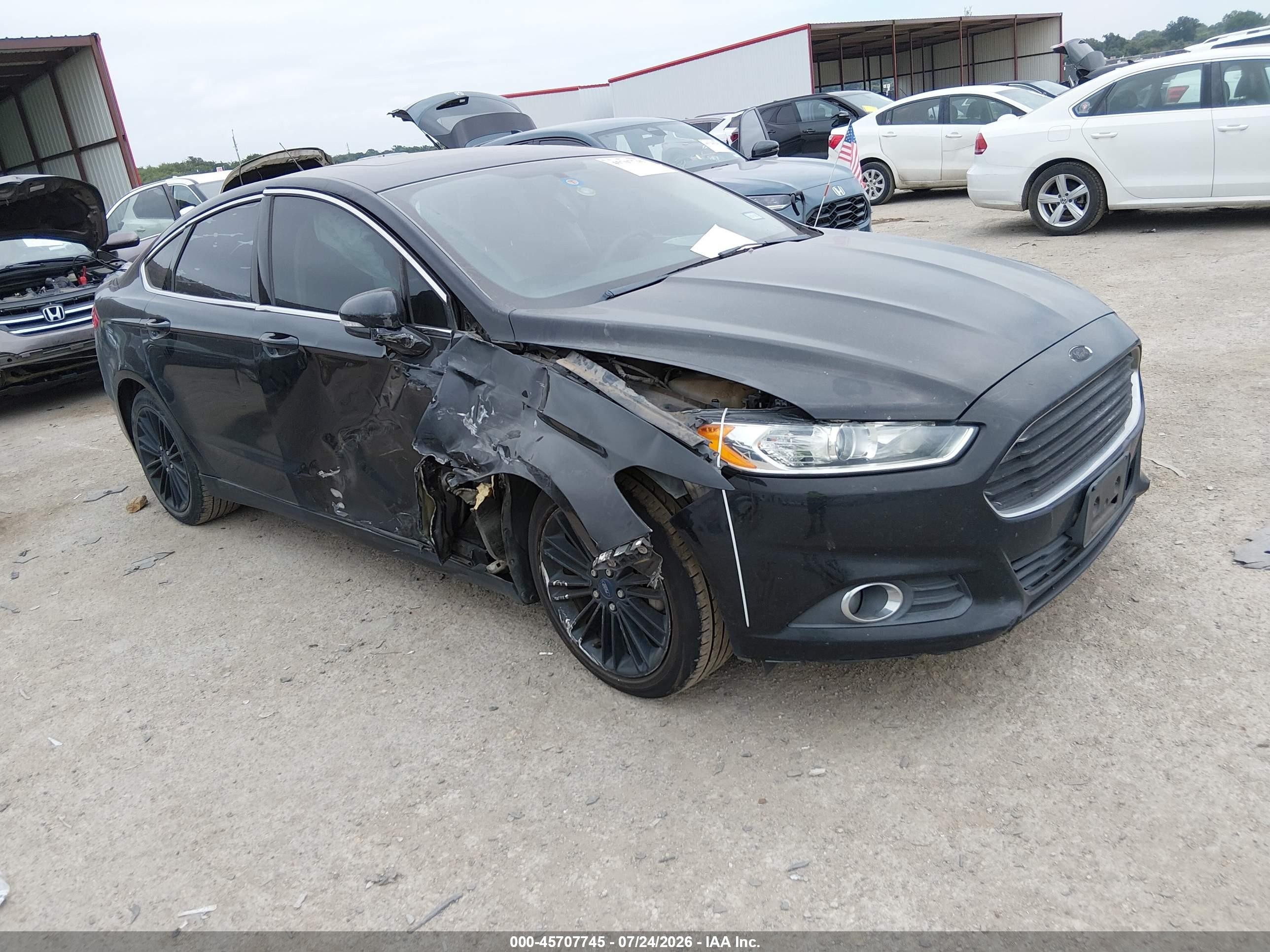 2016 Ford Fusion SE, VIN 3FA6P0H99GR365608 — Side