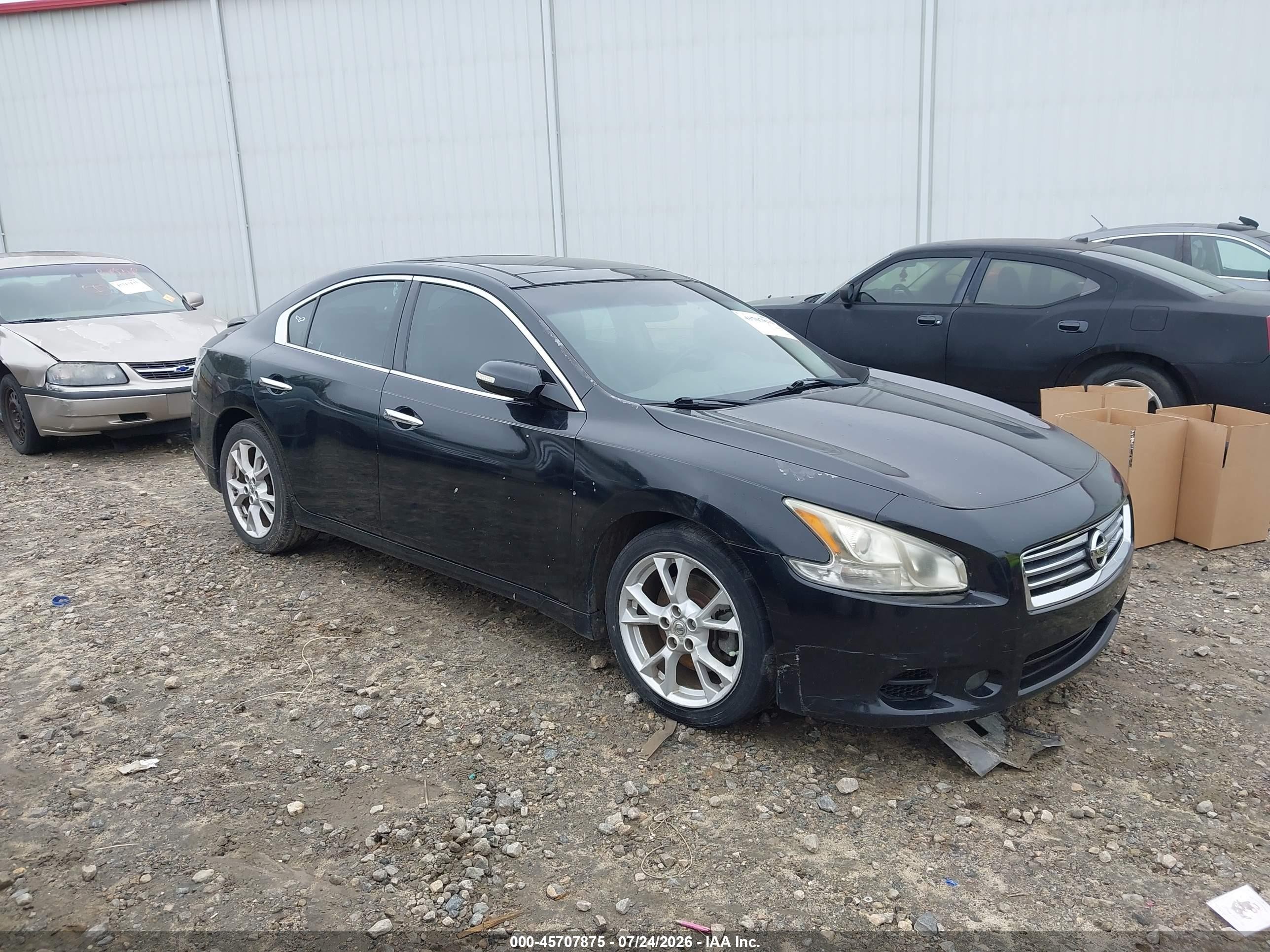 2013 Nissan Maxima S, VIN 1N4AA5AP4DC846393 — Front end