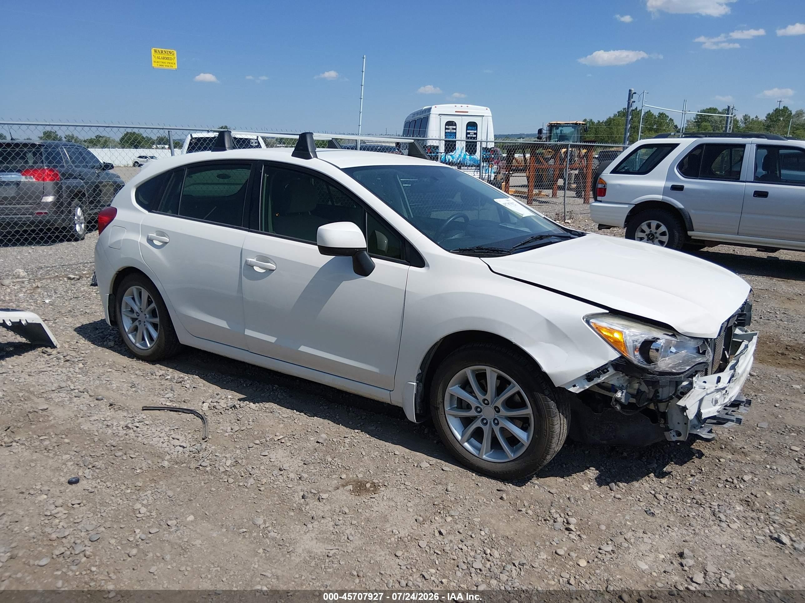 2014 Subaru Impreza Premium, VIN JF1GPAC68E8227158 — Front end