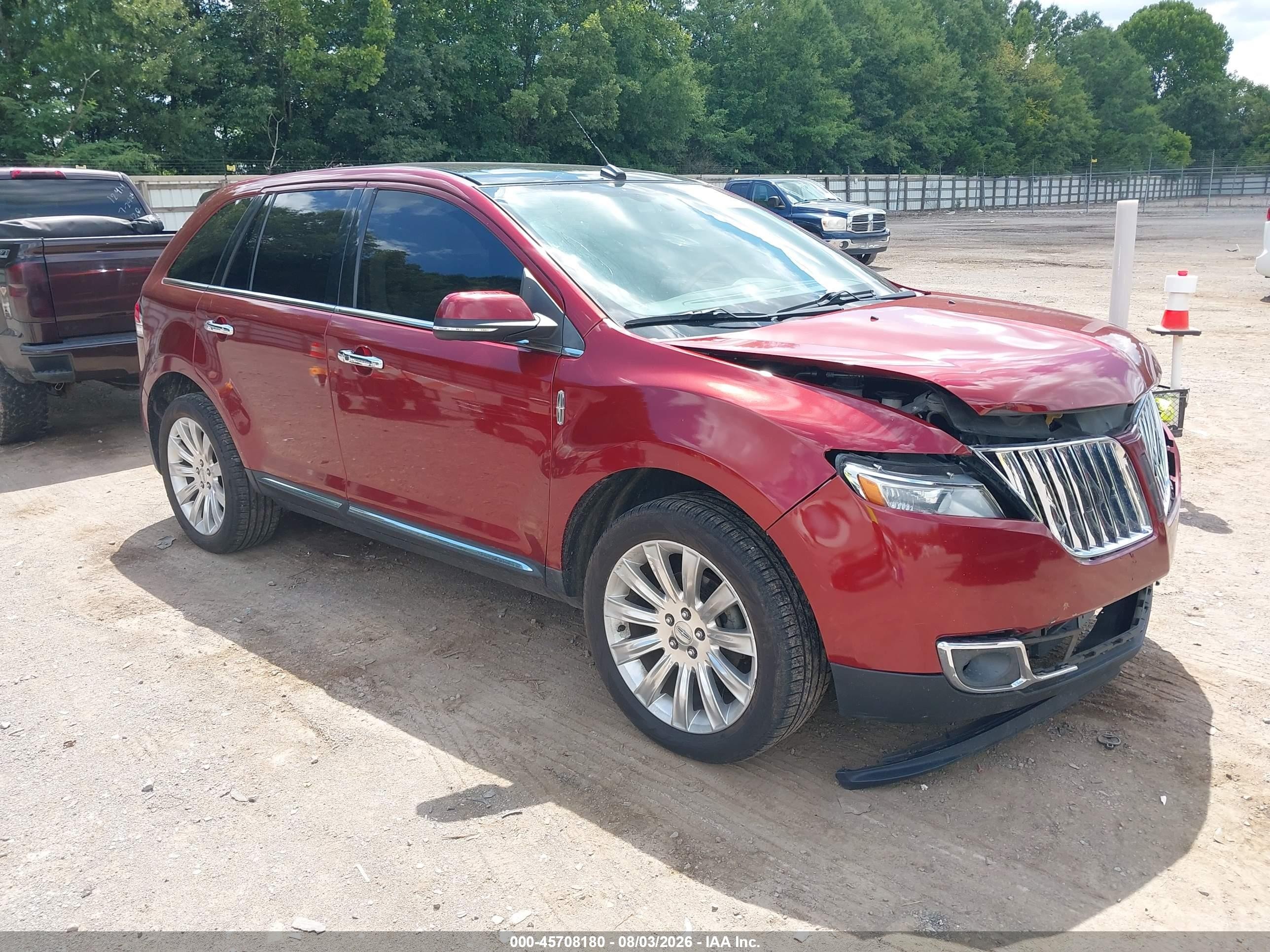 2015 Lincoln MKX, VIN 2LMDJ8JK9FBL22253 — Перед