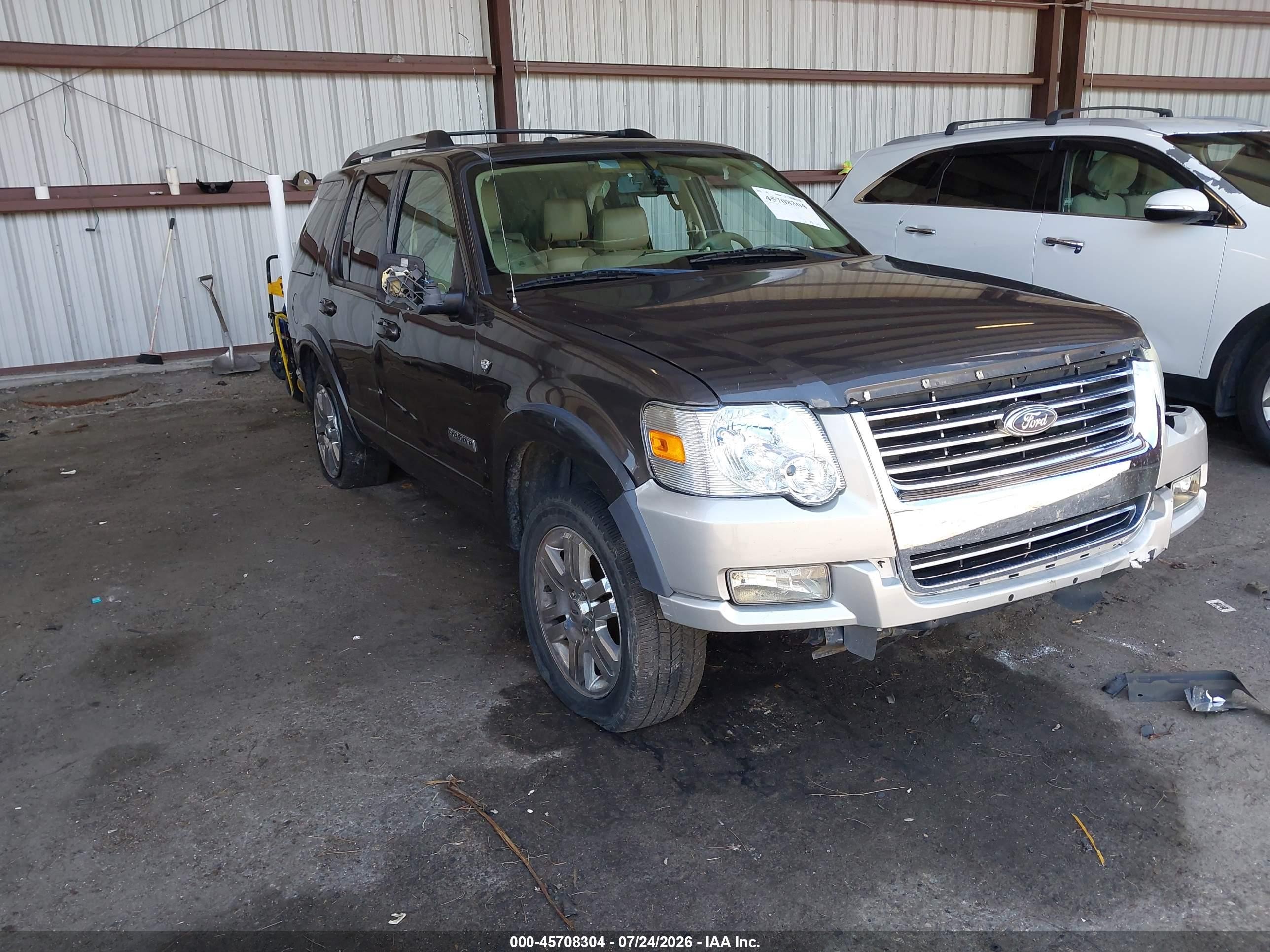 2007 Ford Explorer Limited, VIN 1FMEU65887UB79561 — Зад
