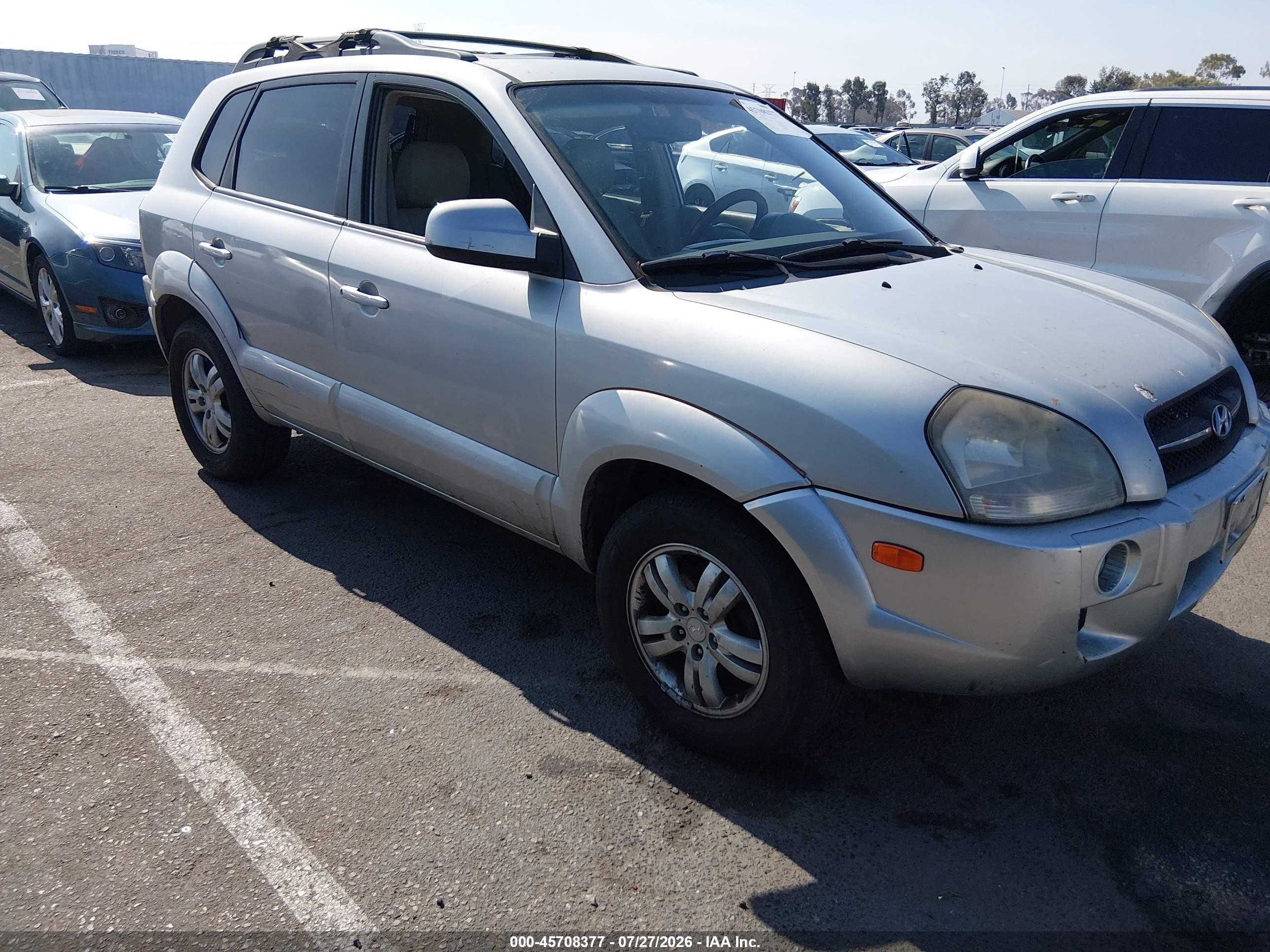 2007 Hyundai Tucson SE, VIN KM8JN12D67U524540 — Undercarriage