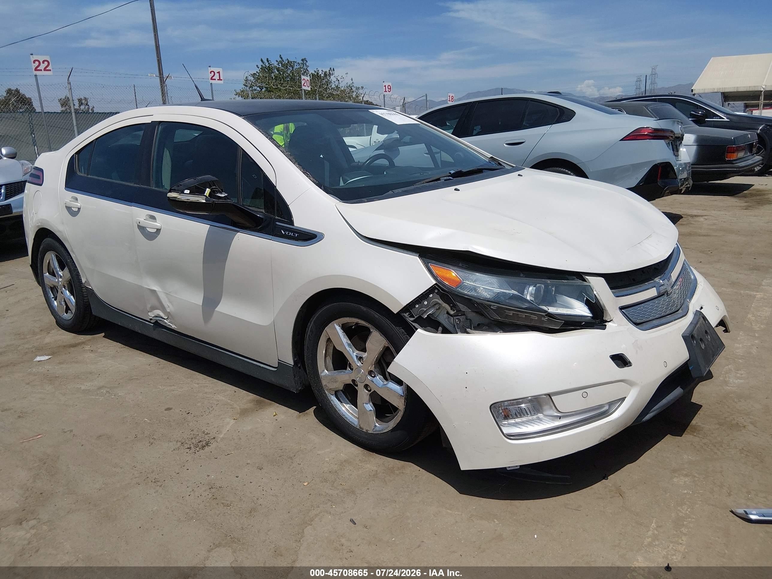 2012 Chevrolet Volt, VIN 1G1RH6E42CU123254 — Normal wear