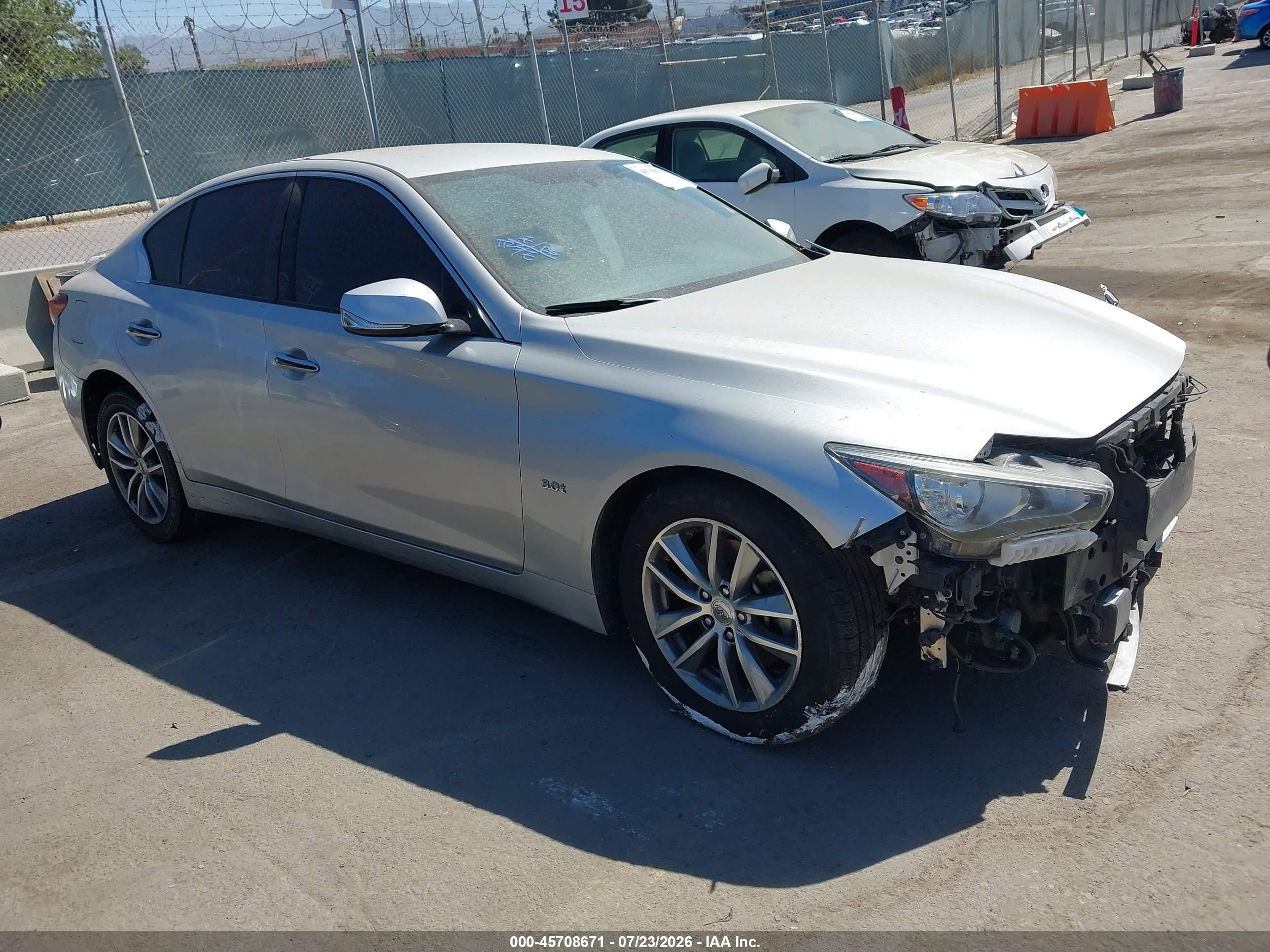 2020 Infiniti Q50 Luxe, VIN JN1EV7APXLM200685 — Front end