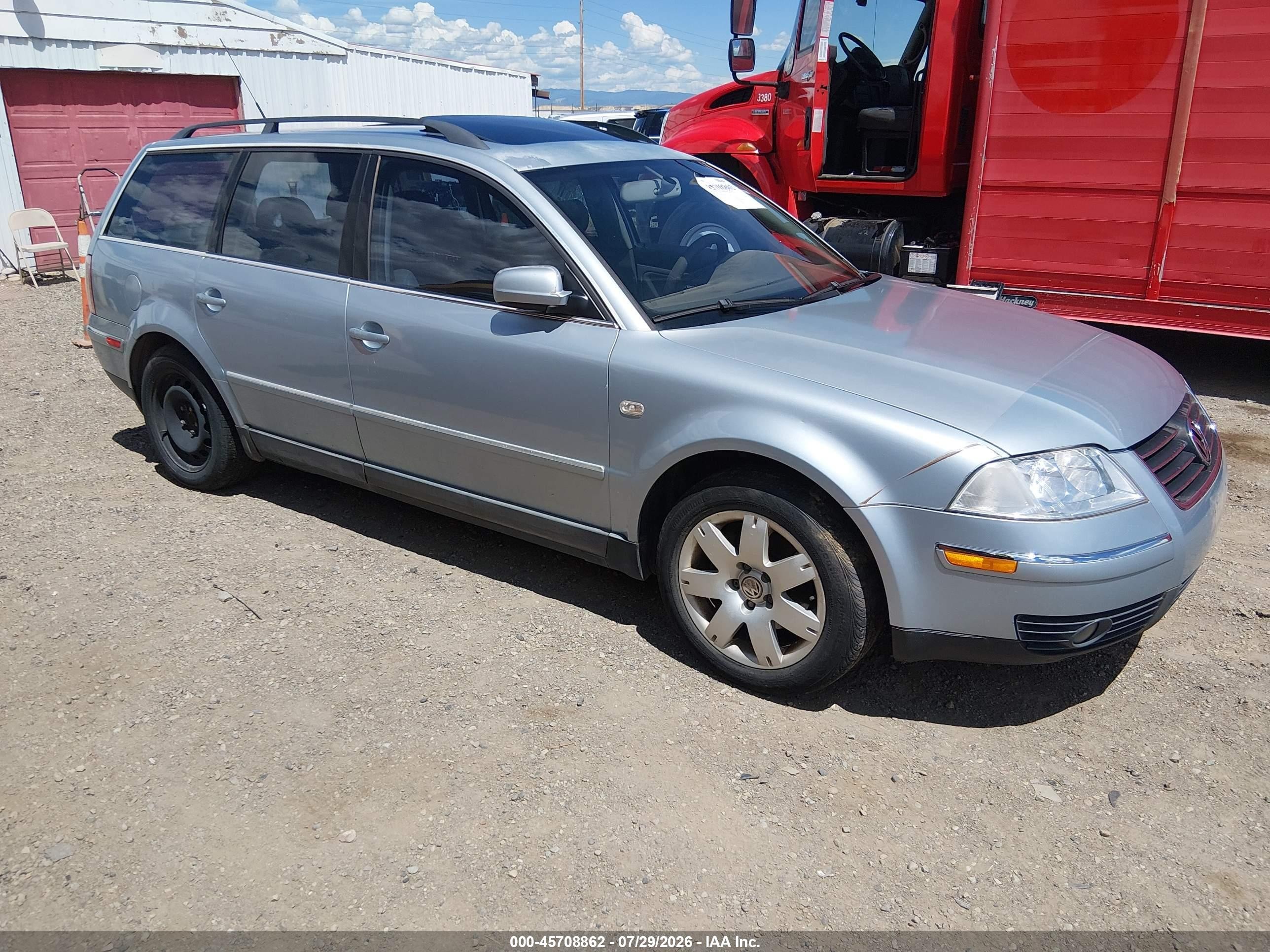 2003 Volkswagen Passat GLX, VIN WVWWH63B03E375428 — Normal wear