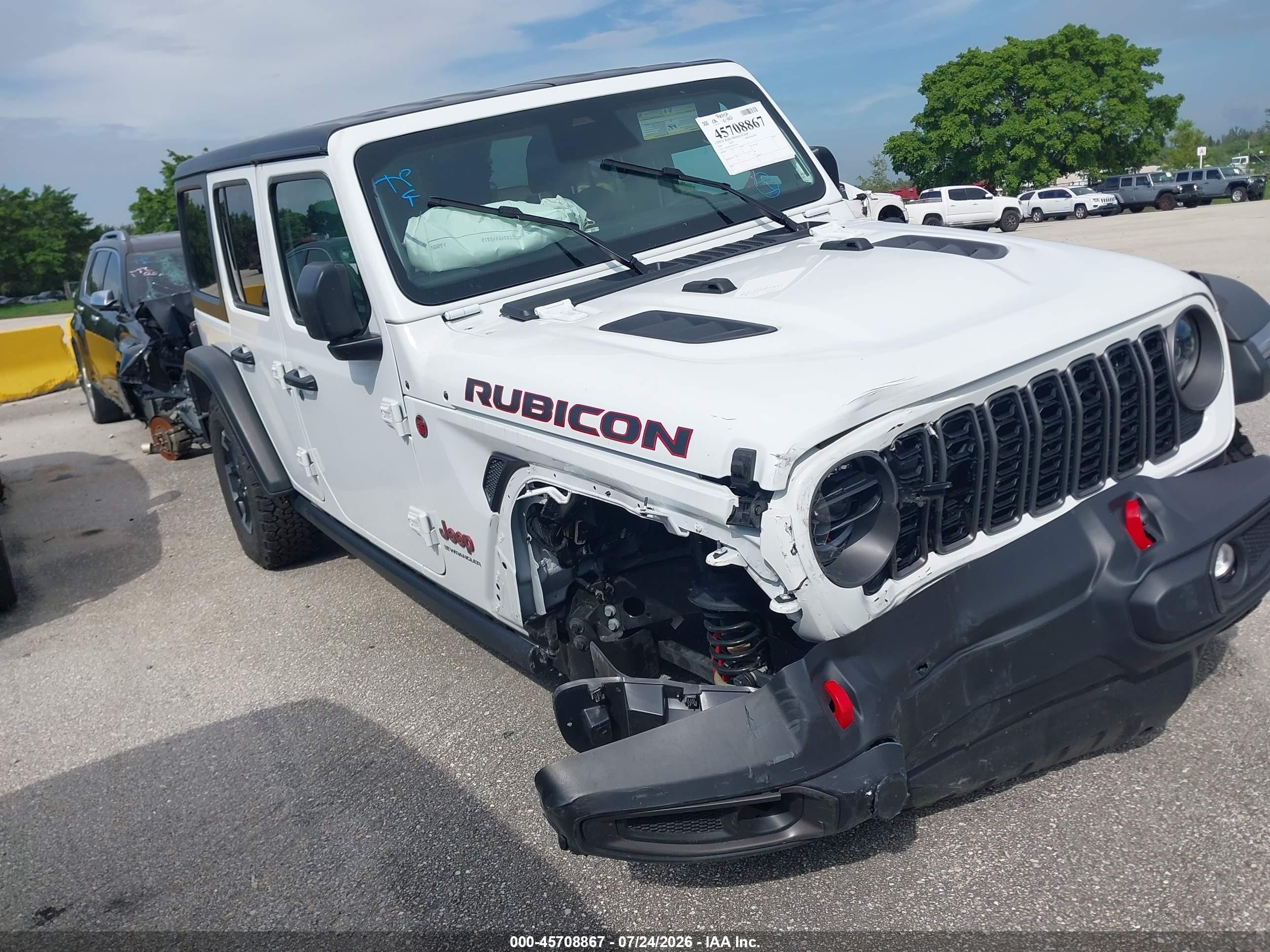 2026 Jeep Wrangler Rubicon, VIN 1C4PJXFNXTW217421 — Front end