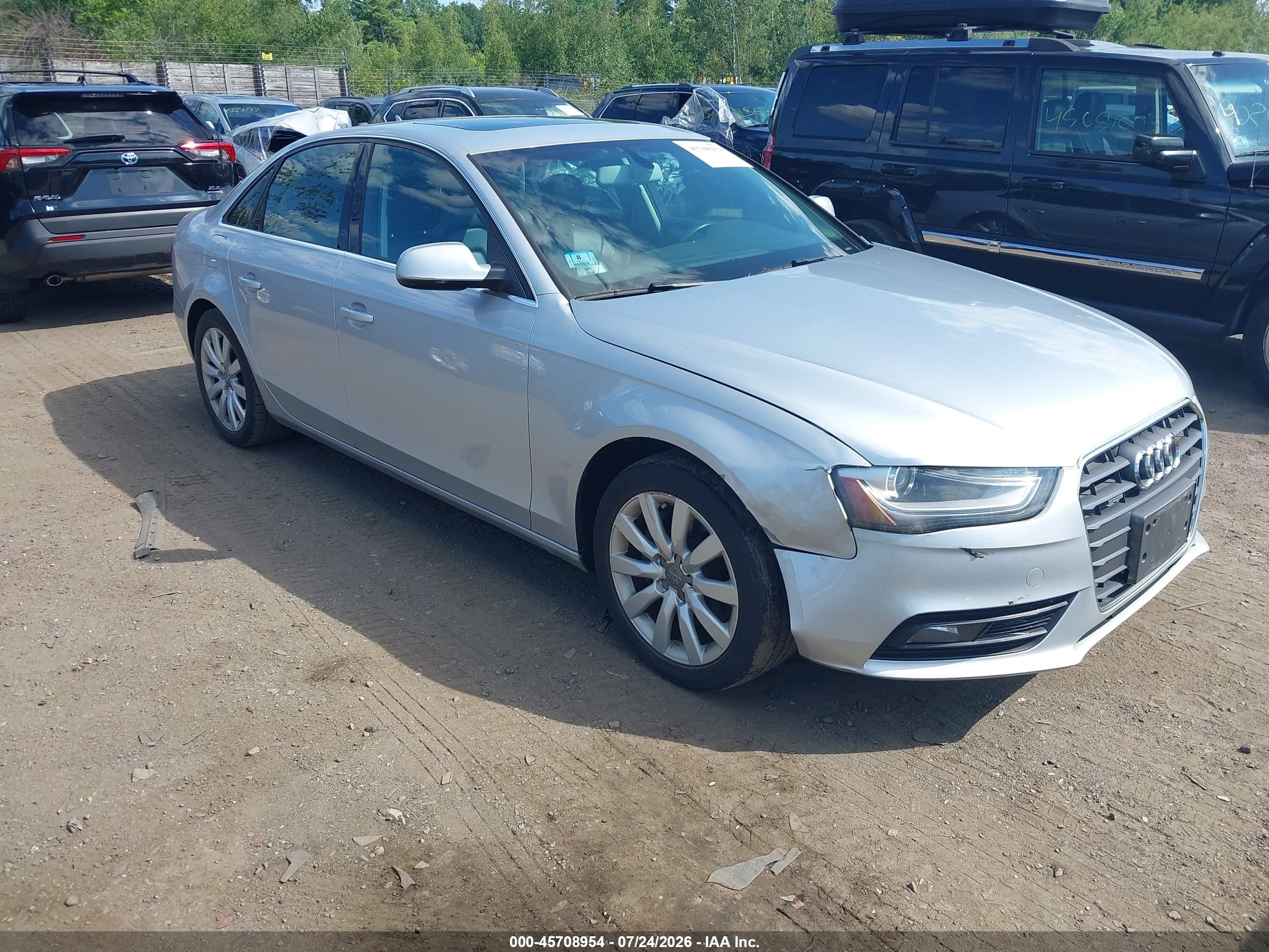 2013 Audi A4 Premium, VIN WAUBFAFL6DN006325 — Electrical