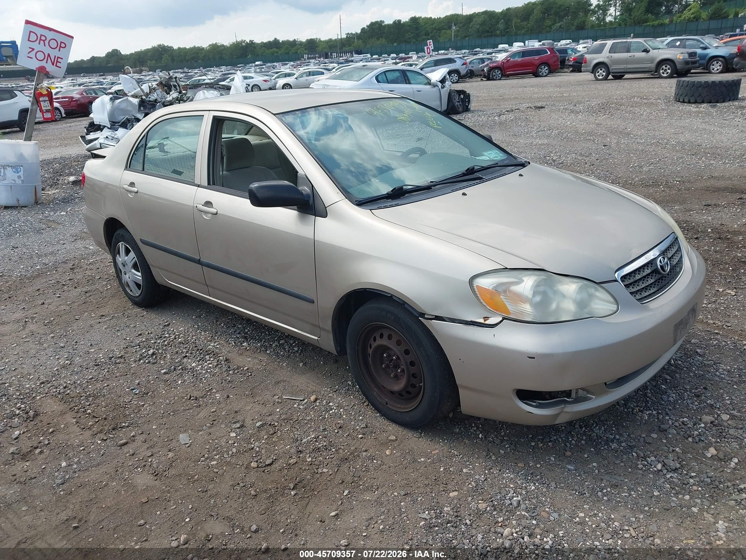 2008 Toyota Corolla LE, VIN 2T1BR32E88C934045 — Normal wear