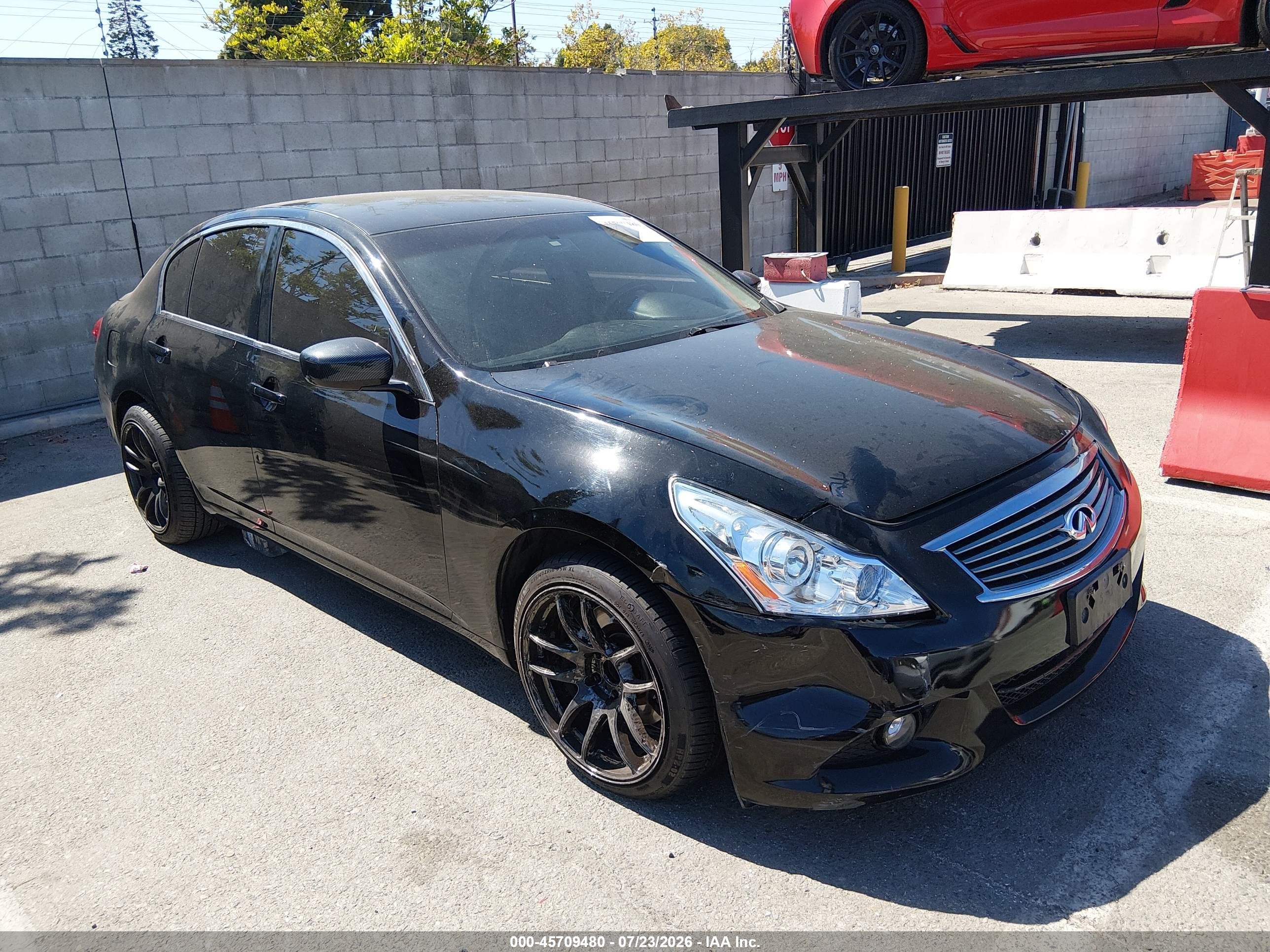 2011 Infiniti G25, VIN JN1DV6AP5BM600433 — Front end