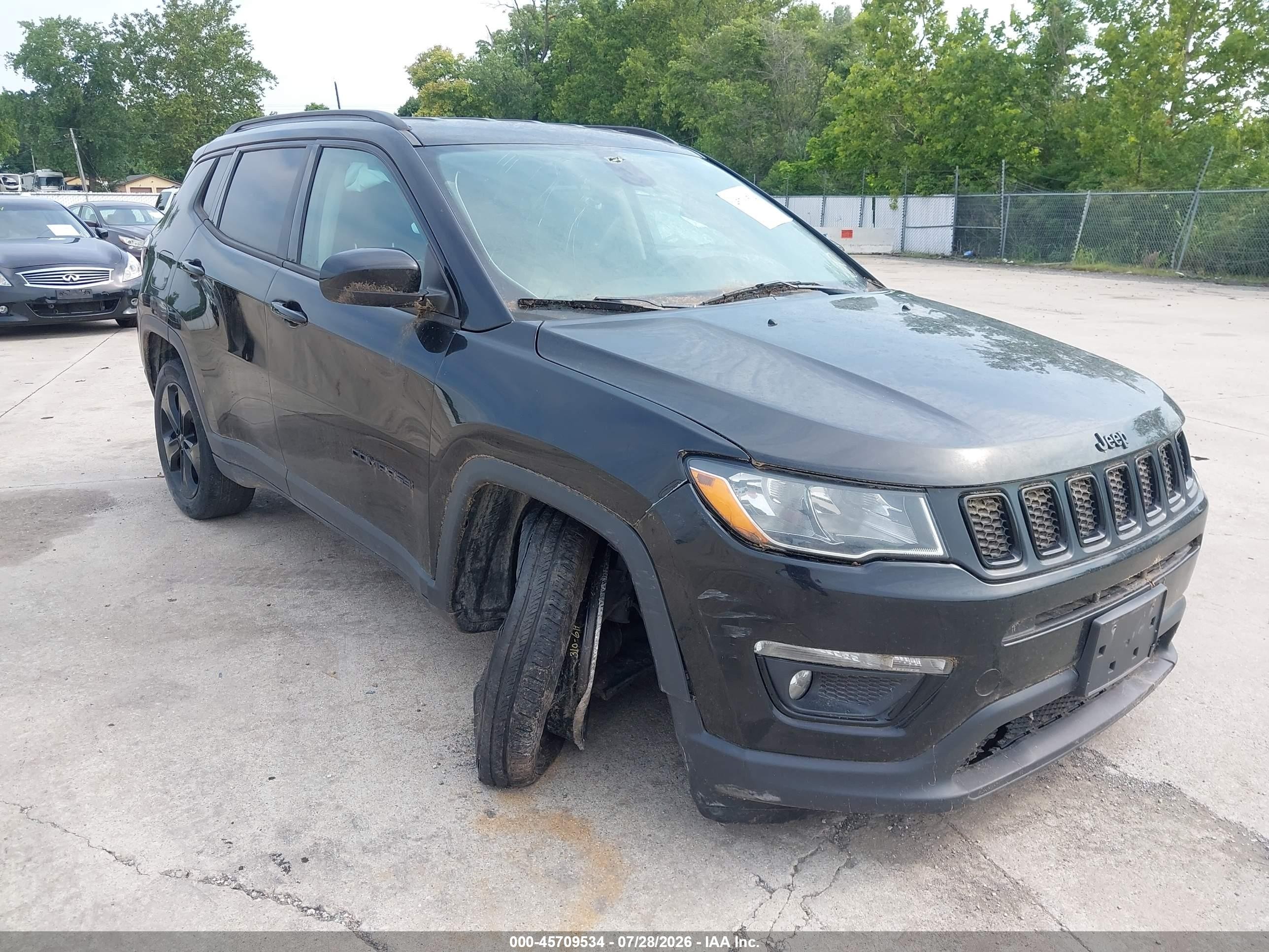 2019 Jeep Compass Latitude, VIN 3C4NJDBB2KT750398 — Обычный износ
