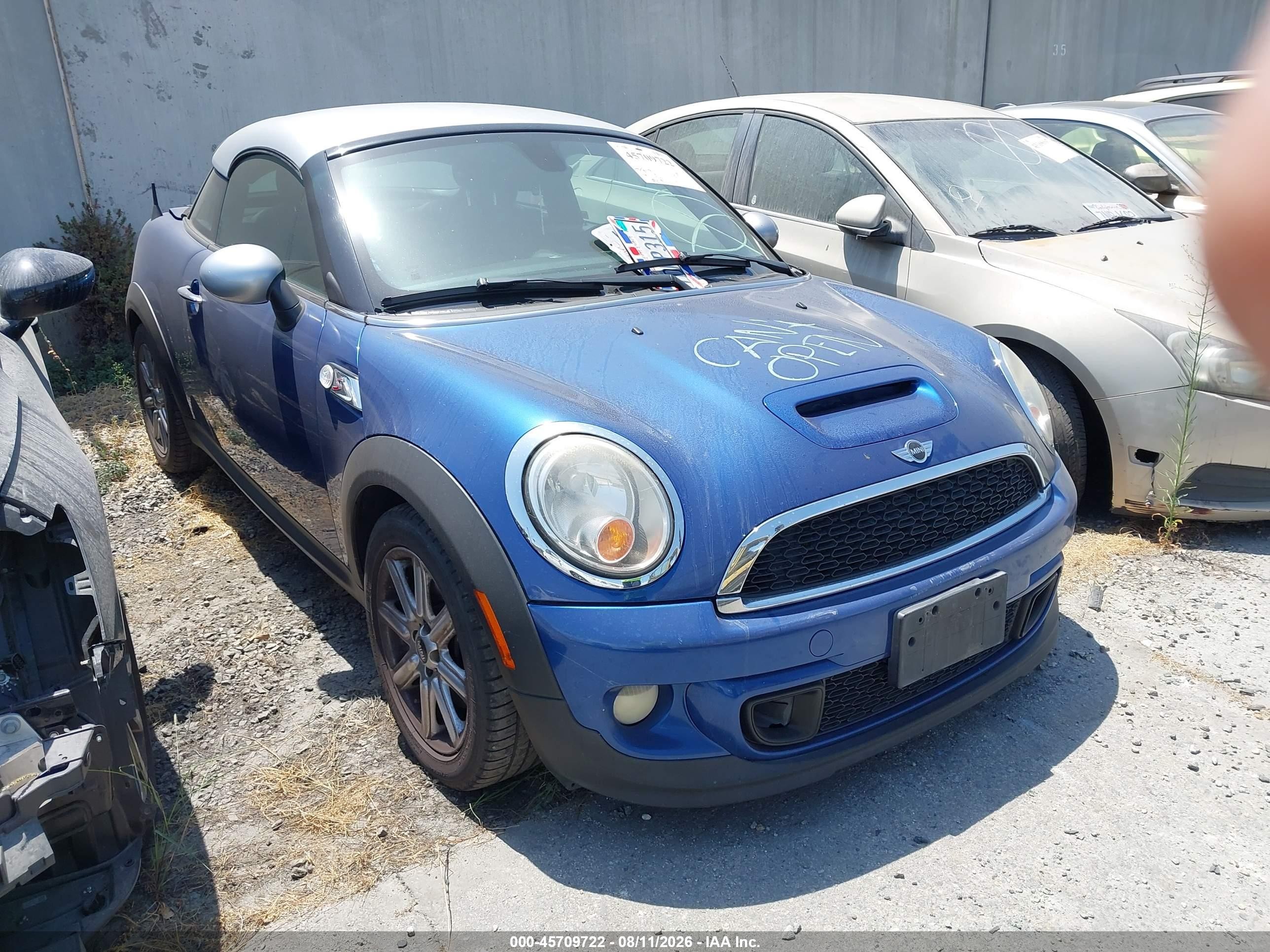 2013 MINI Coupe S, VIN WMWSX3C50DT466896 — Rear end