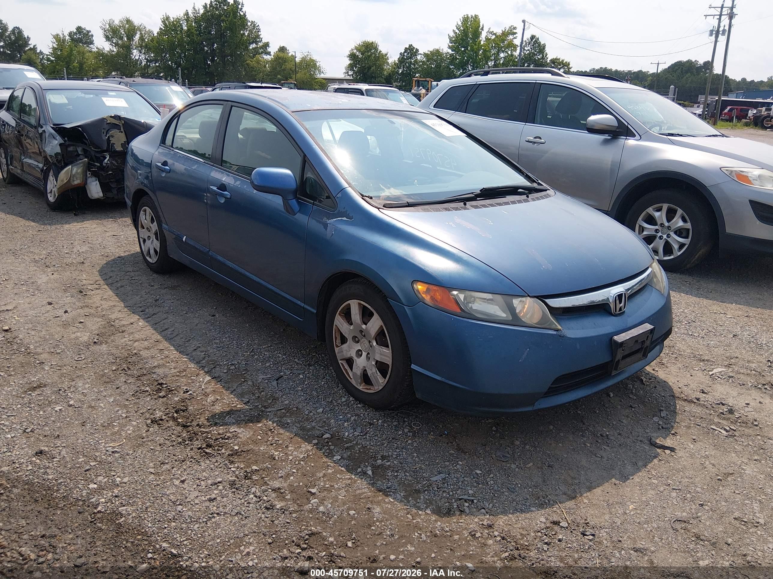 2006 Honda Civic LX, VIN 2HGFA16586H510909 — Обычный износ