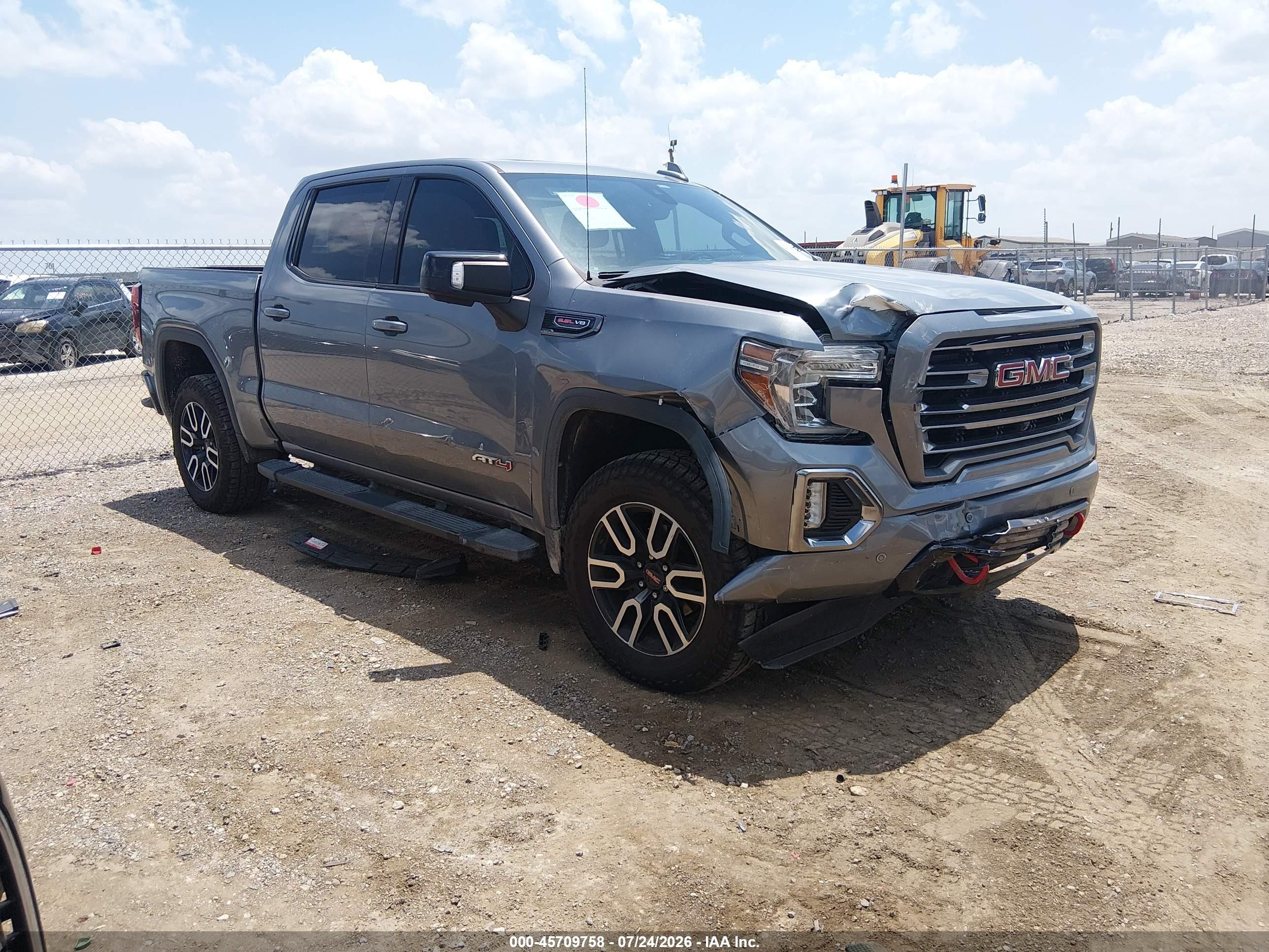 2019 GMC Sierra 1500 AT4, VIN 3GTP9EEL6KG178451 — Front end