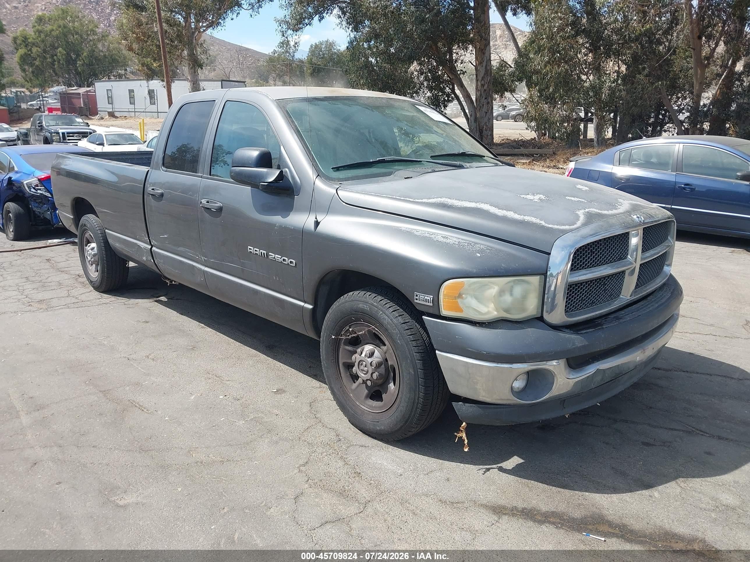 2003 Dodge 2500 ST, VIN 3D7KA28D93G753184 — Rear end