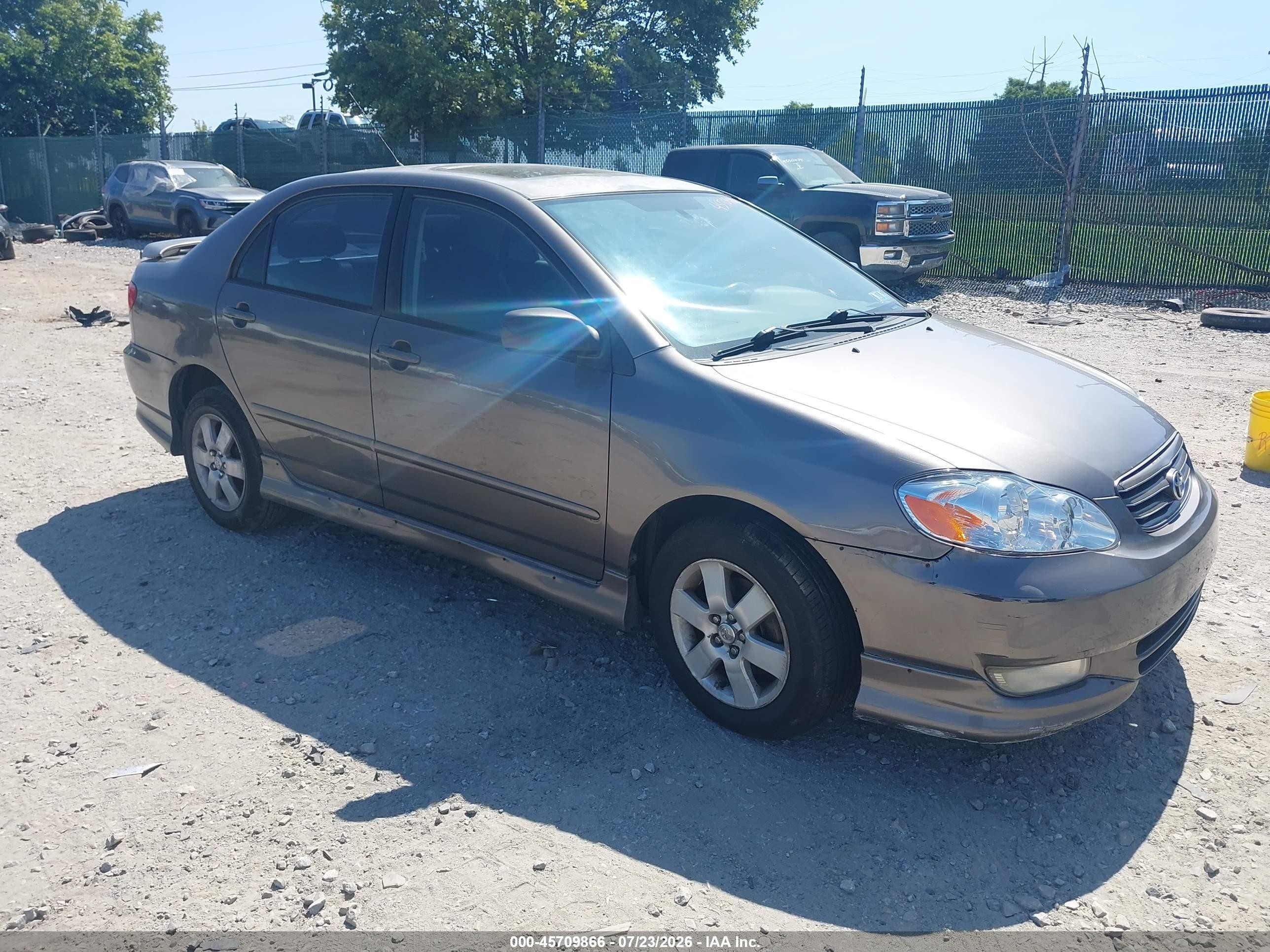 2003 Toyota Corolla CE, VIN 2T1BR32E23C079996 — Normal wear