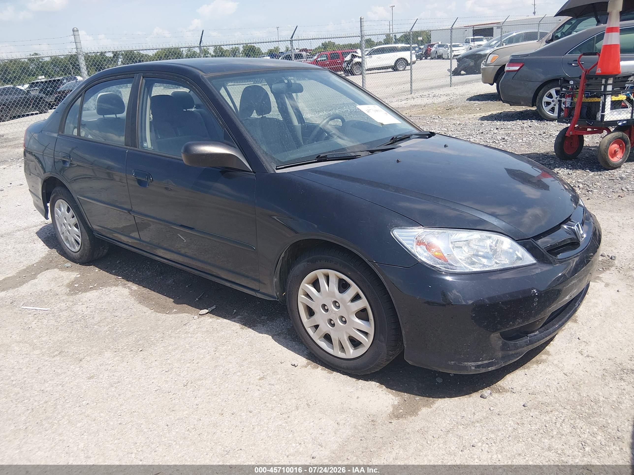 2005 Honda Civic LX SSRS, VIN 2HGES166X5H556113 — Front end