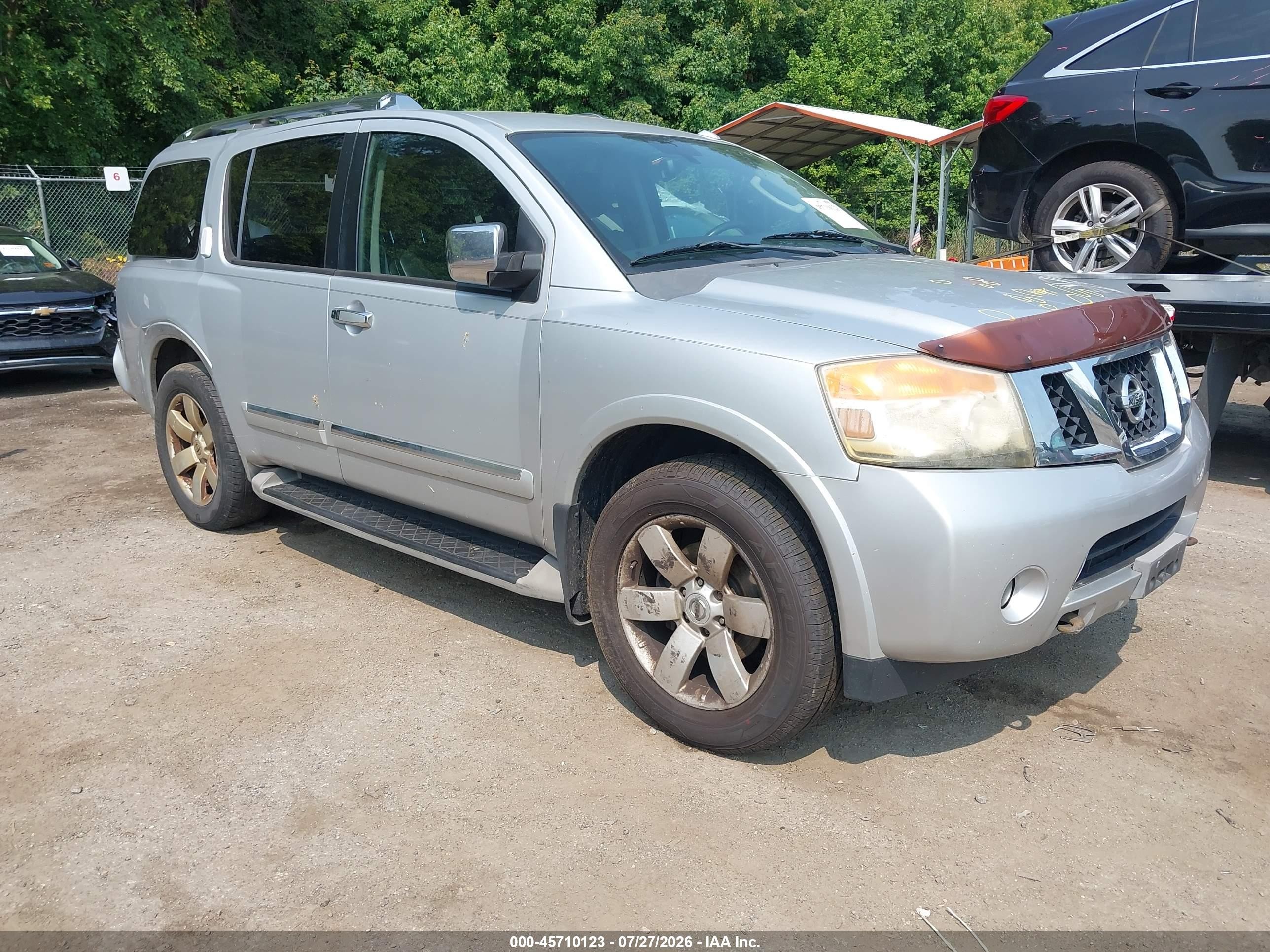 2011 Nissan Armada SL, VIN 5N1BA0NCXBN620574 — Rear end