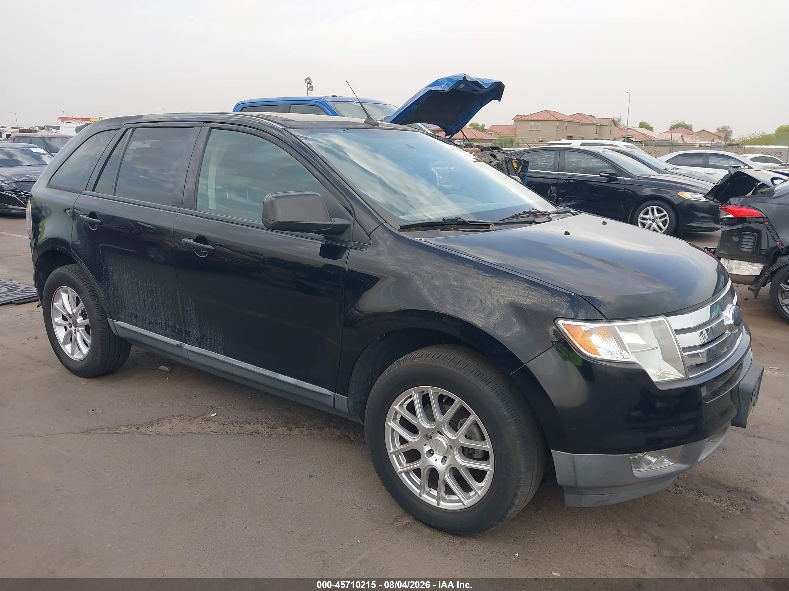 2009 Ford Edge SEL, VIN 2FMDK38C49BA57191 — Зад